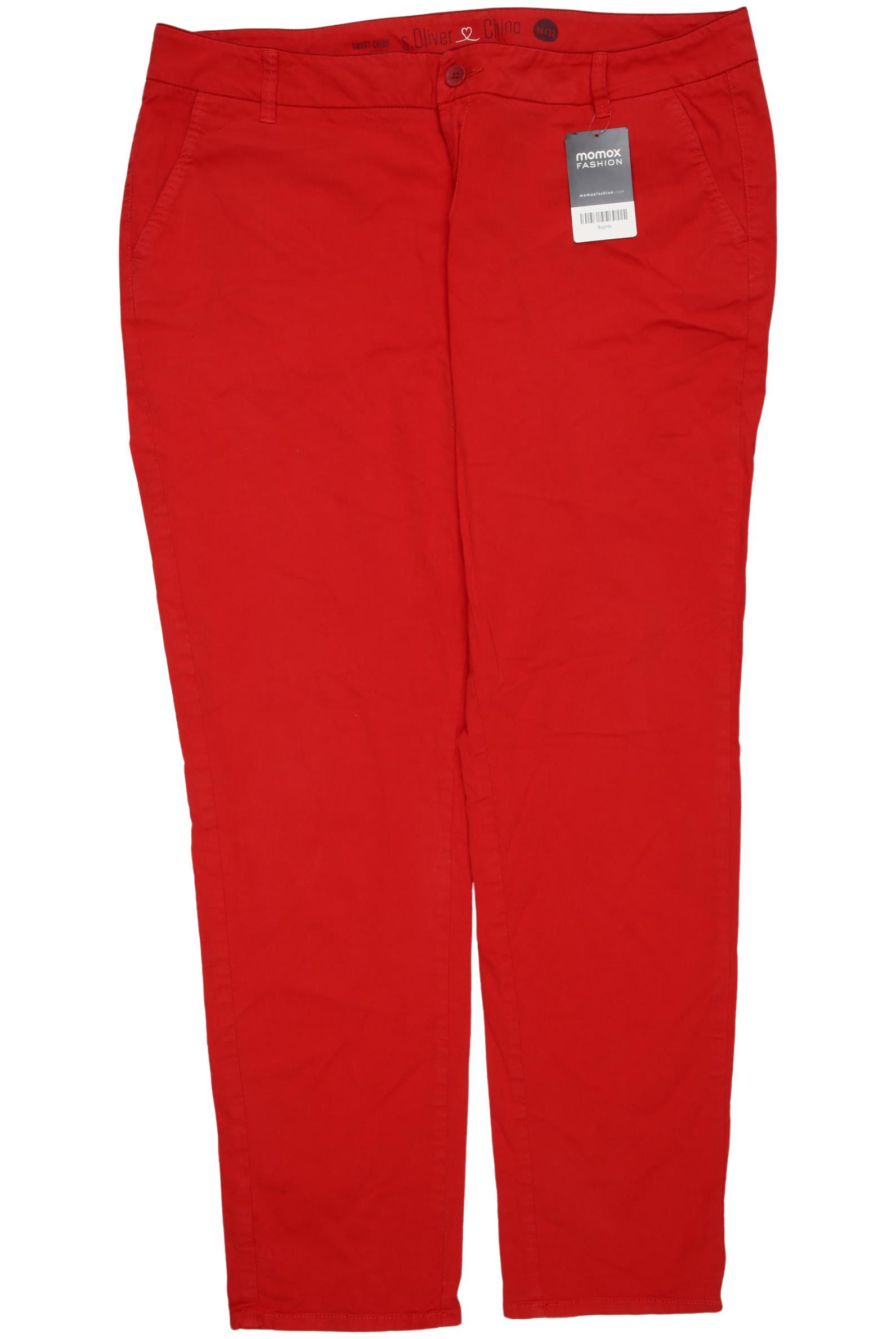 

s.Oliver Damen Stoffhose, rot, Gr. 44