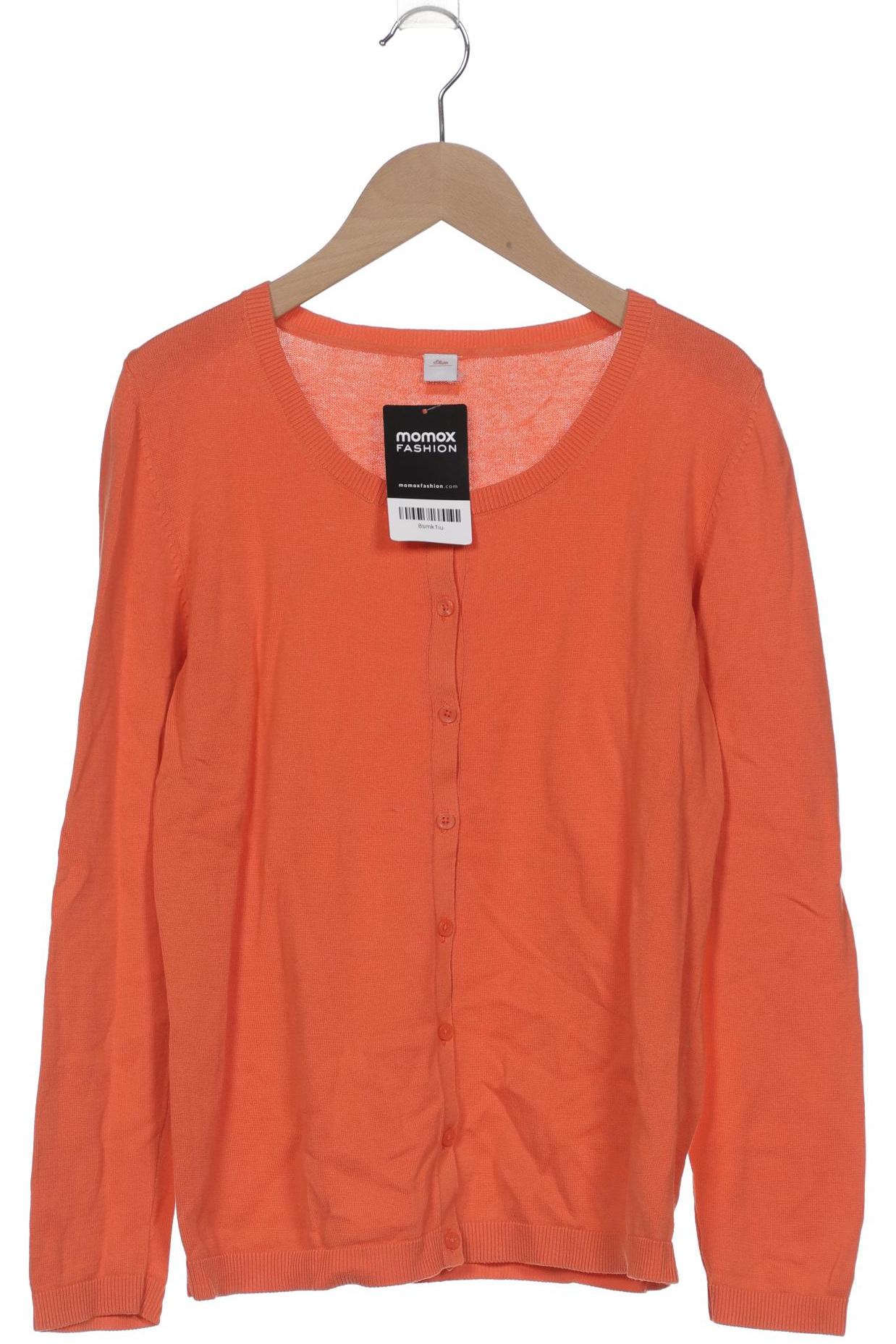 

s.Oliver Damen Strickjacke, orange, Gr. 40