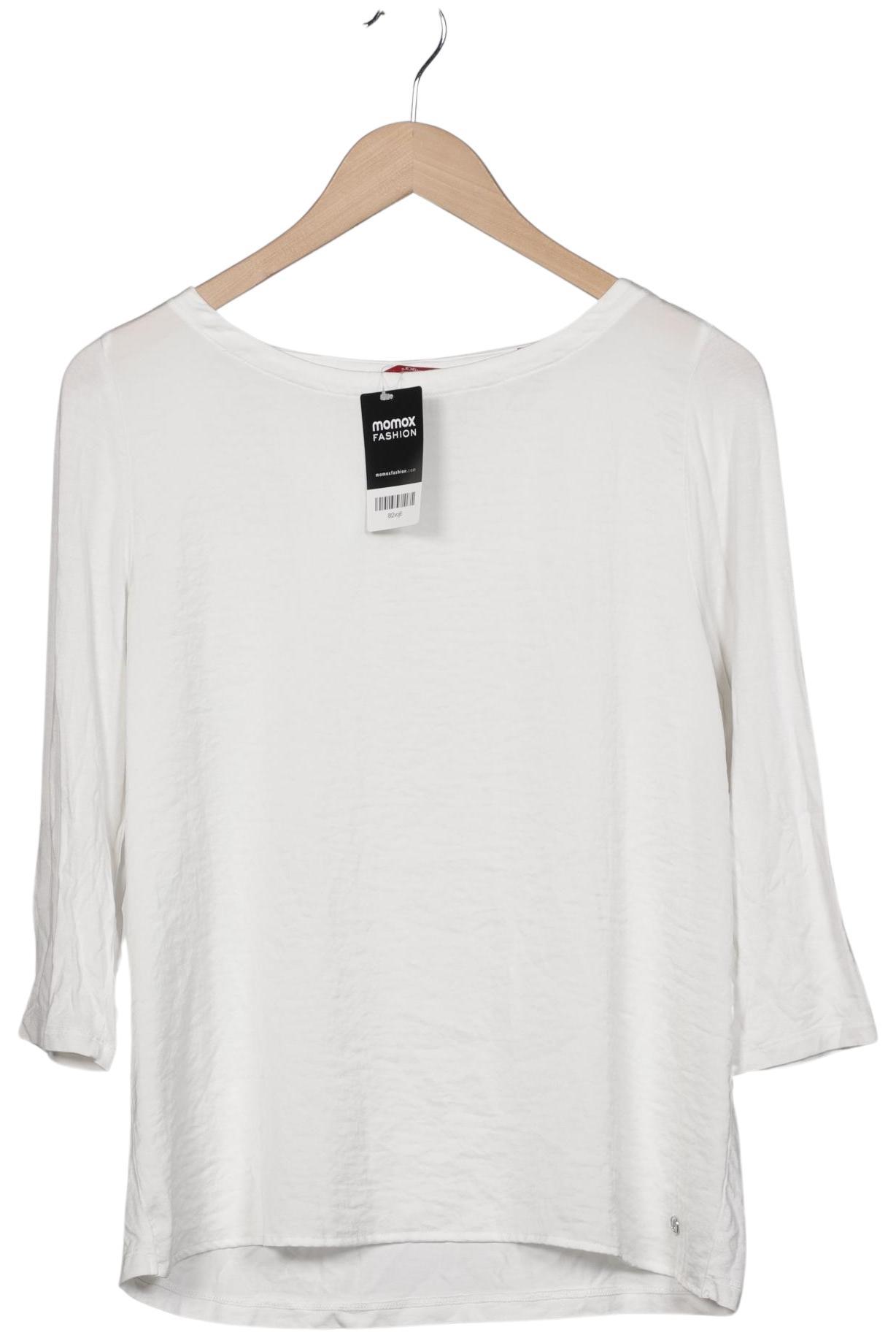 

s.Oliver Damen Langarmshirt, weiß, Gr. 36