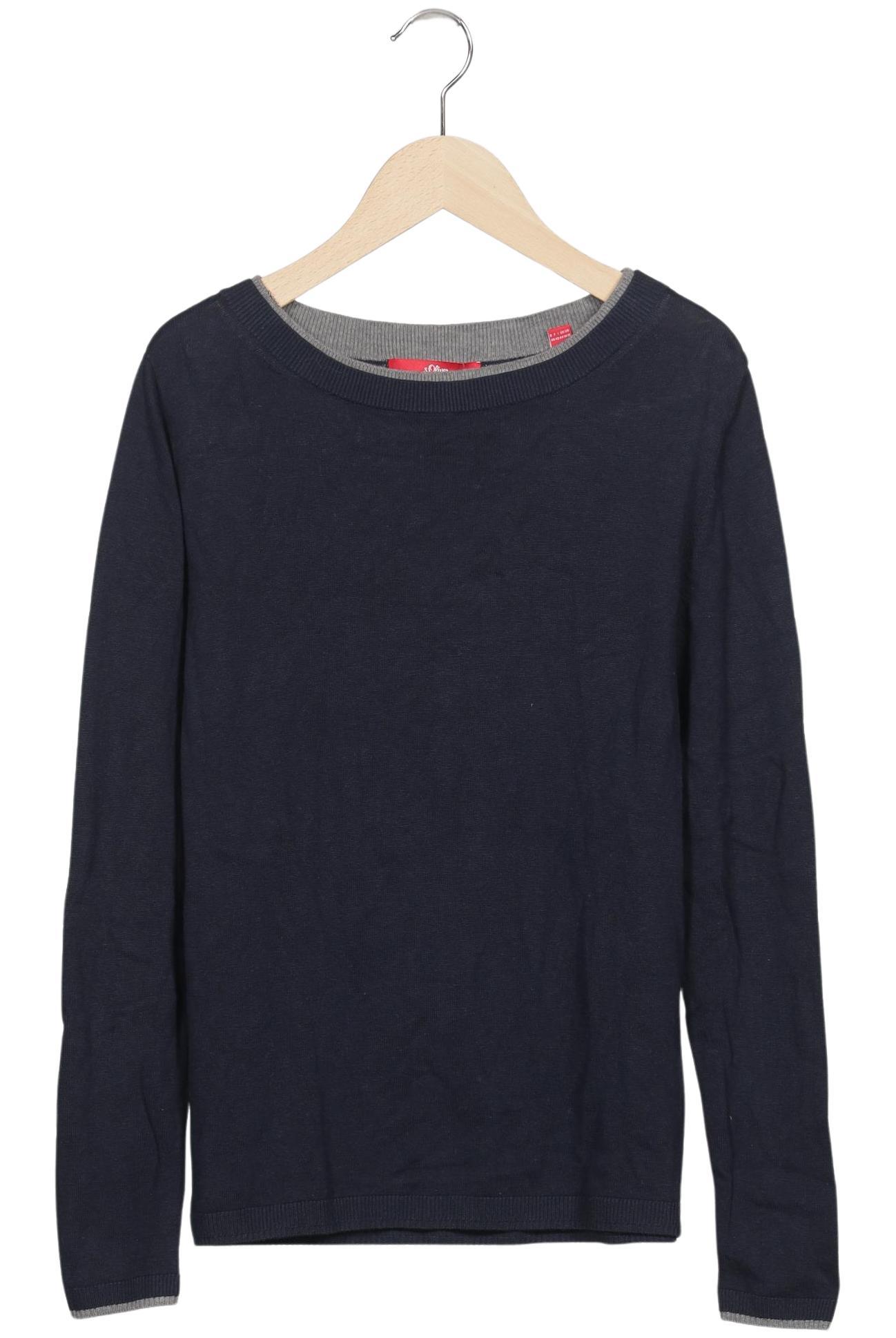 

s.Oliver Damen Pullover, marineblau, Gr. 40