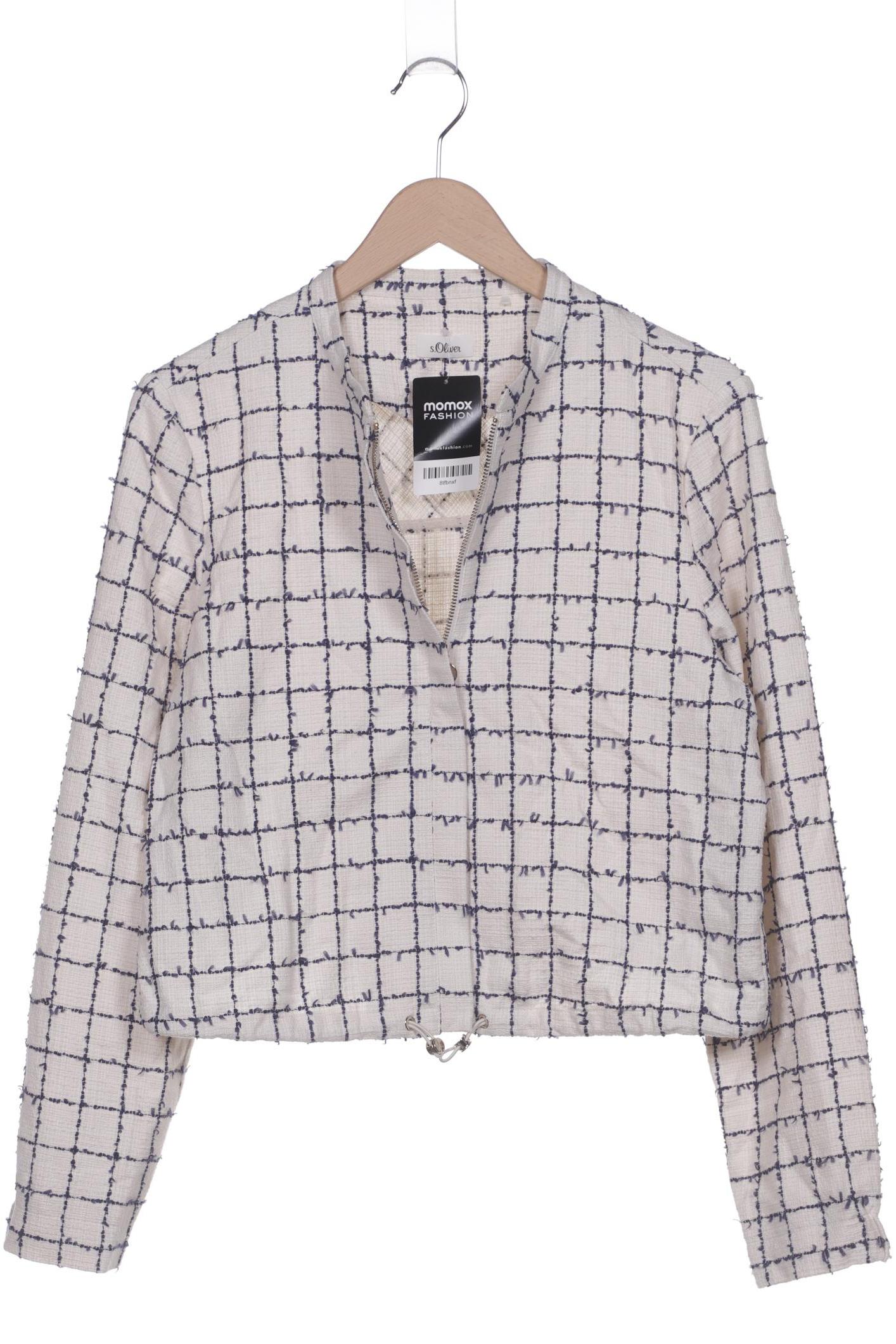 

s.Oliver Damen Jacke, cremeweiß, Gr. 40