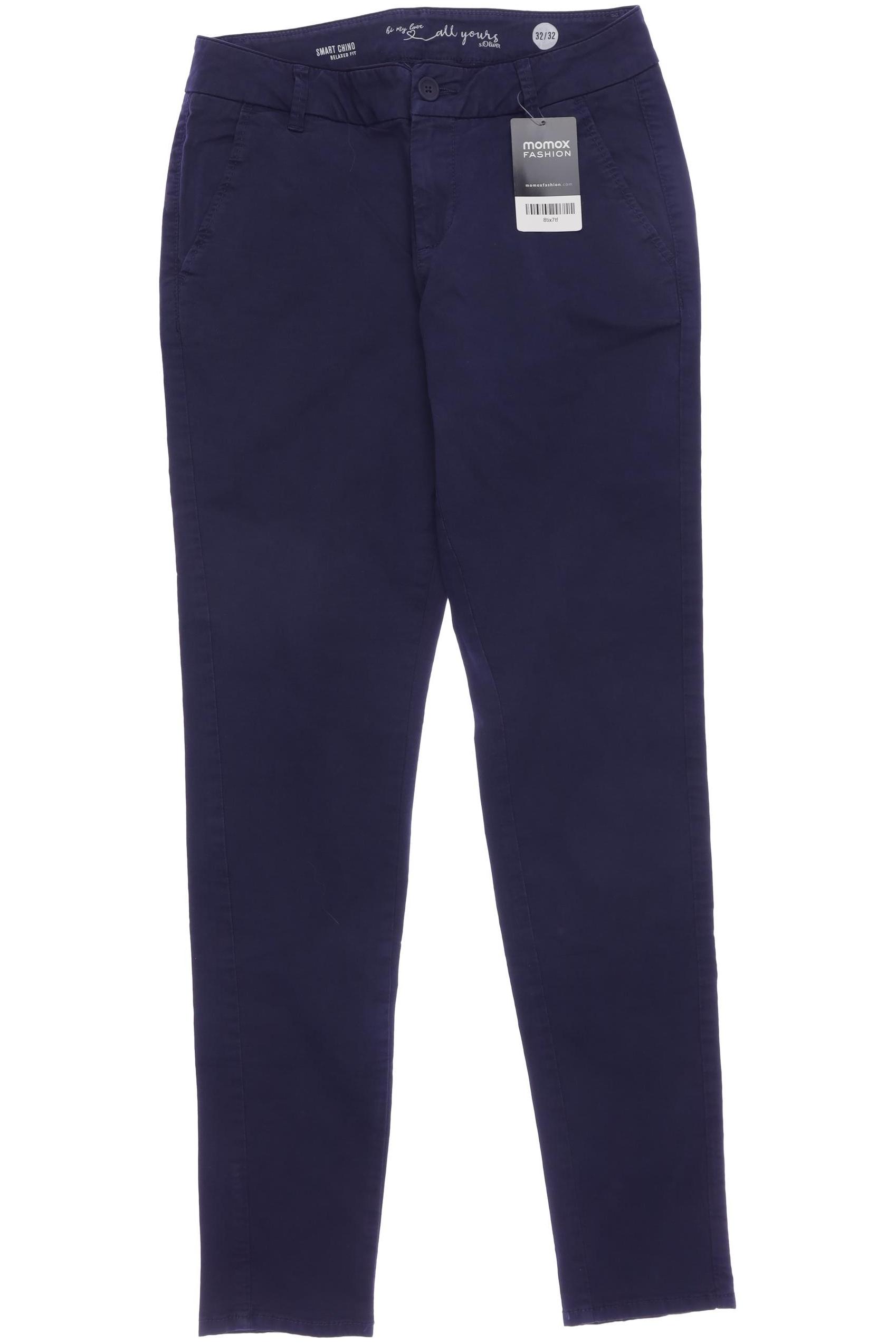 

s.Oliver Damen Stoffhose, marineblau, Gr. 32