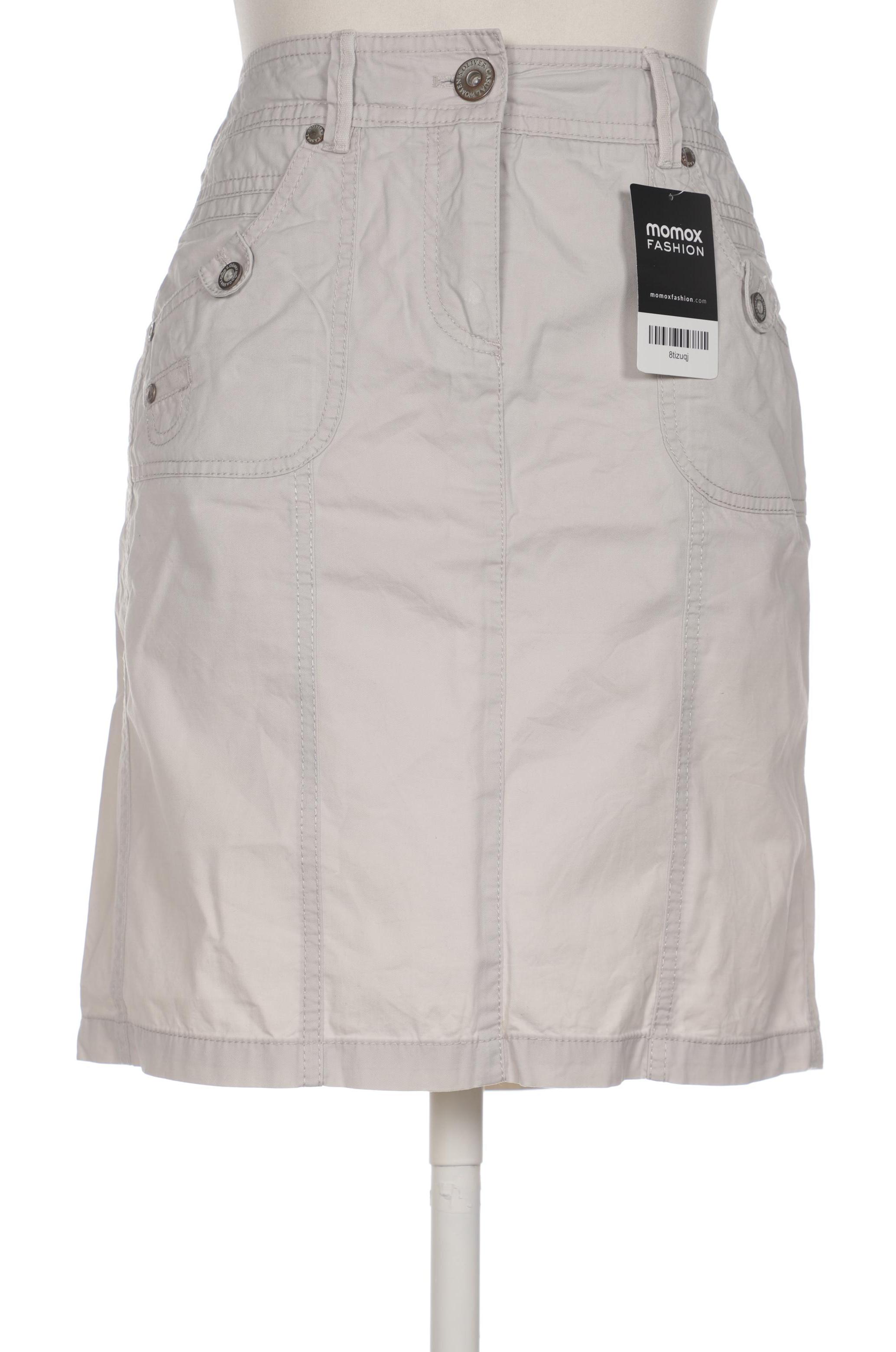 

s.Oliver Damen Rock, cremeweiß, Gr. 38