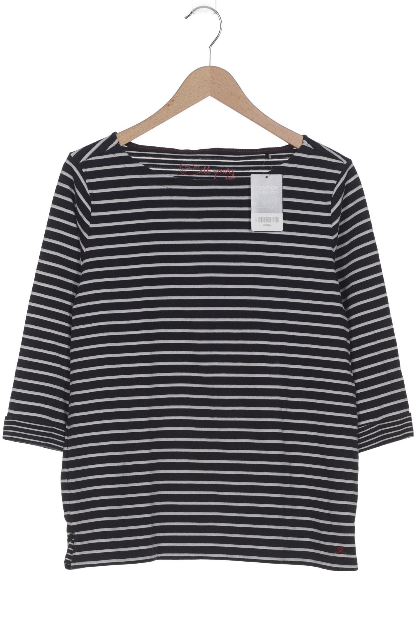 

s.Oliver Damen Langarmshirt, marineblau, Gr. 44