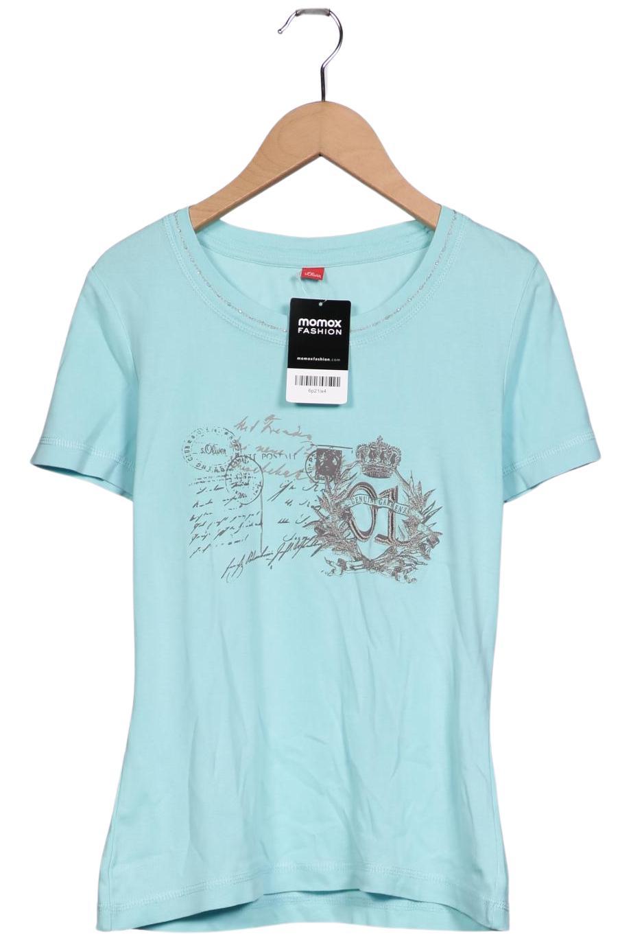 

s.Oliver Damen T-Shirt, hellblau, Gr. 36