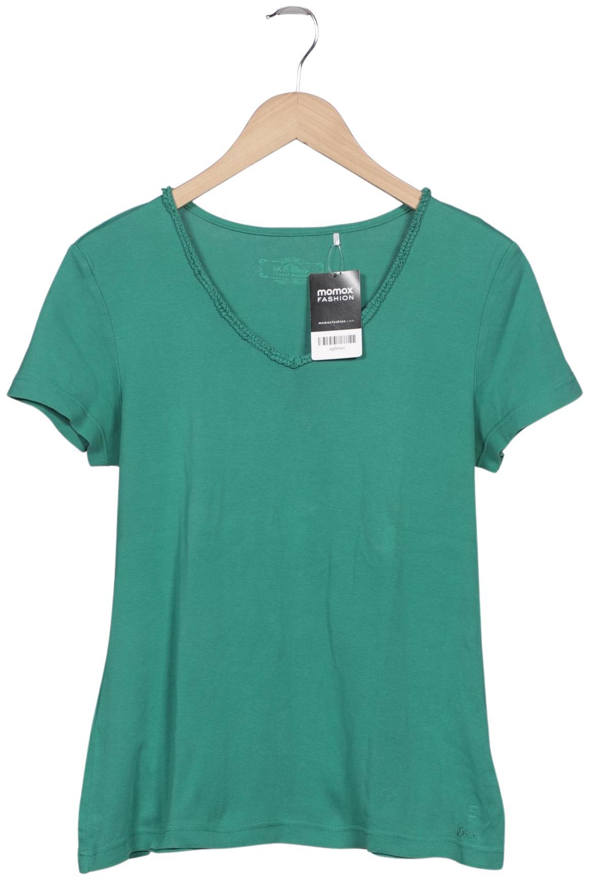 

s.Oliver Damen T-Shirt, grün, Gr. 46