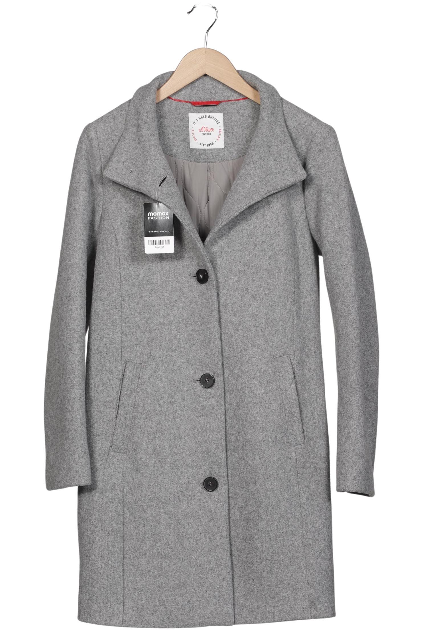 

s.Oliver Damen Mantel, grau, Gr. 36