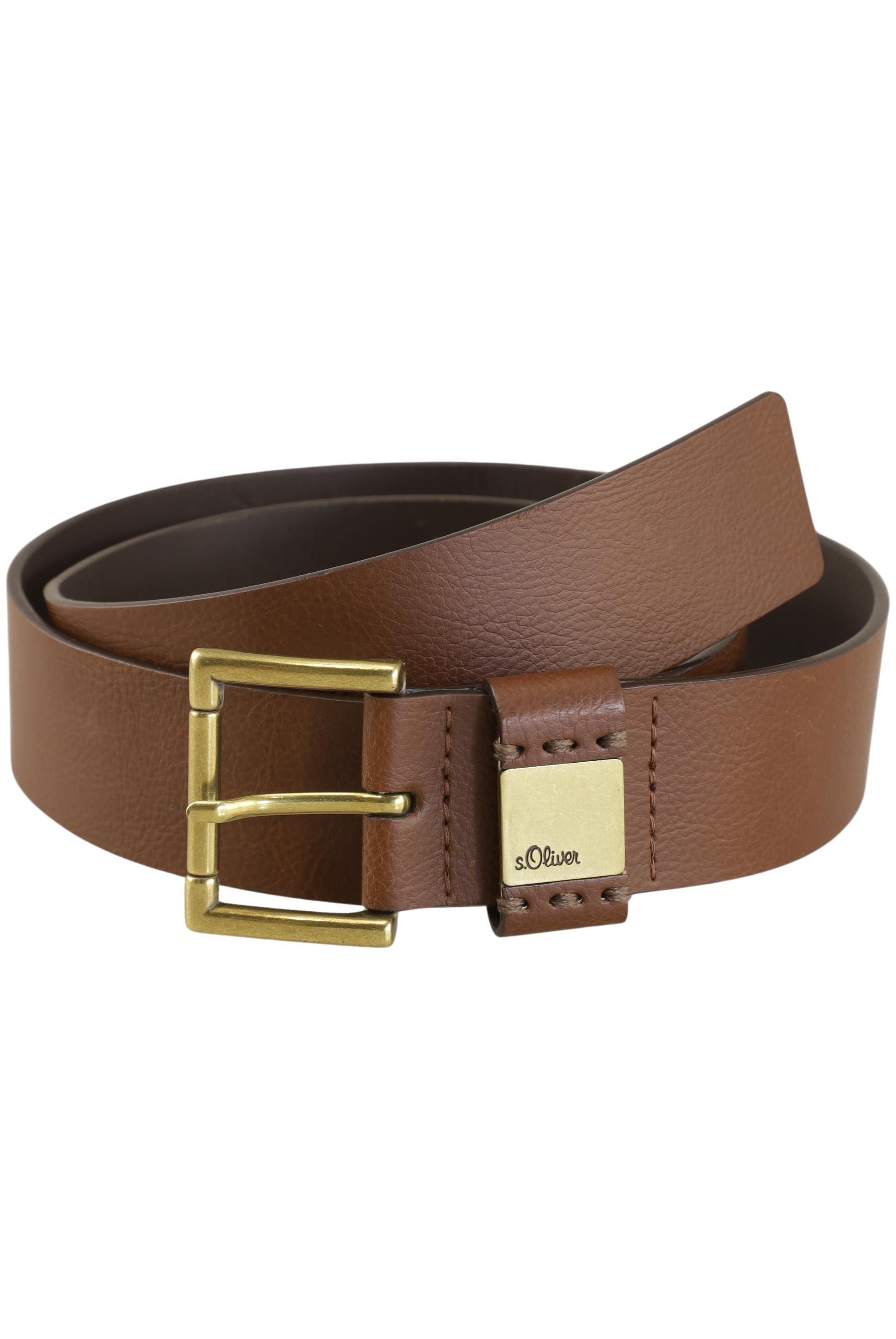

s.Oliver Damen Gürtel, braun, Gr. 85