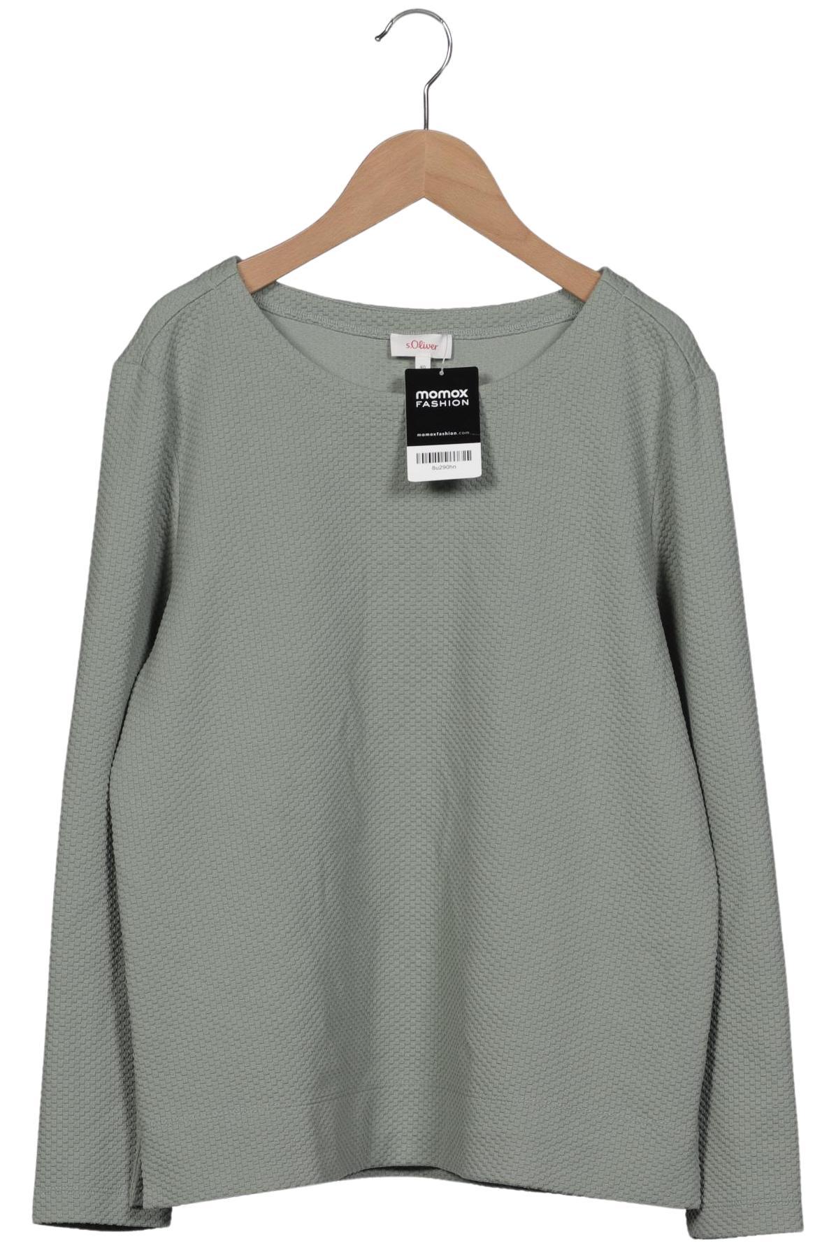 

s.Oliver Damen Sweatshirt, hellgrün, Gr. 40