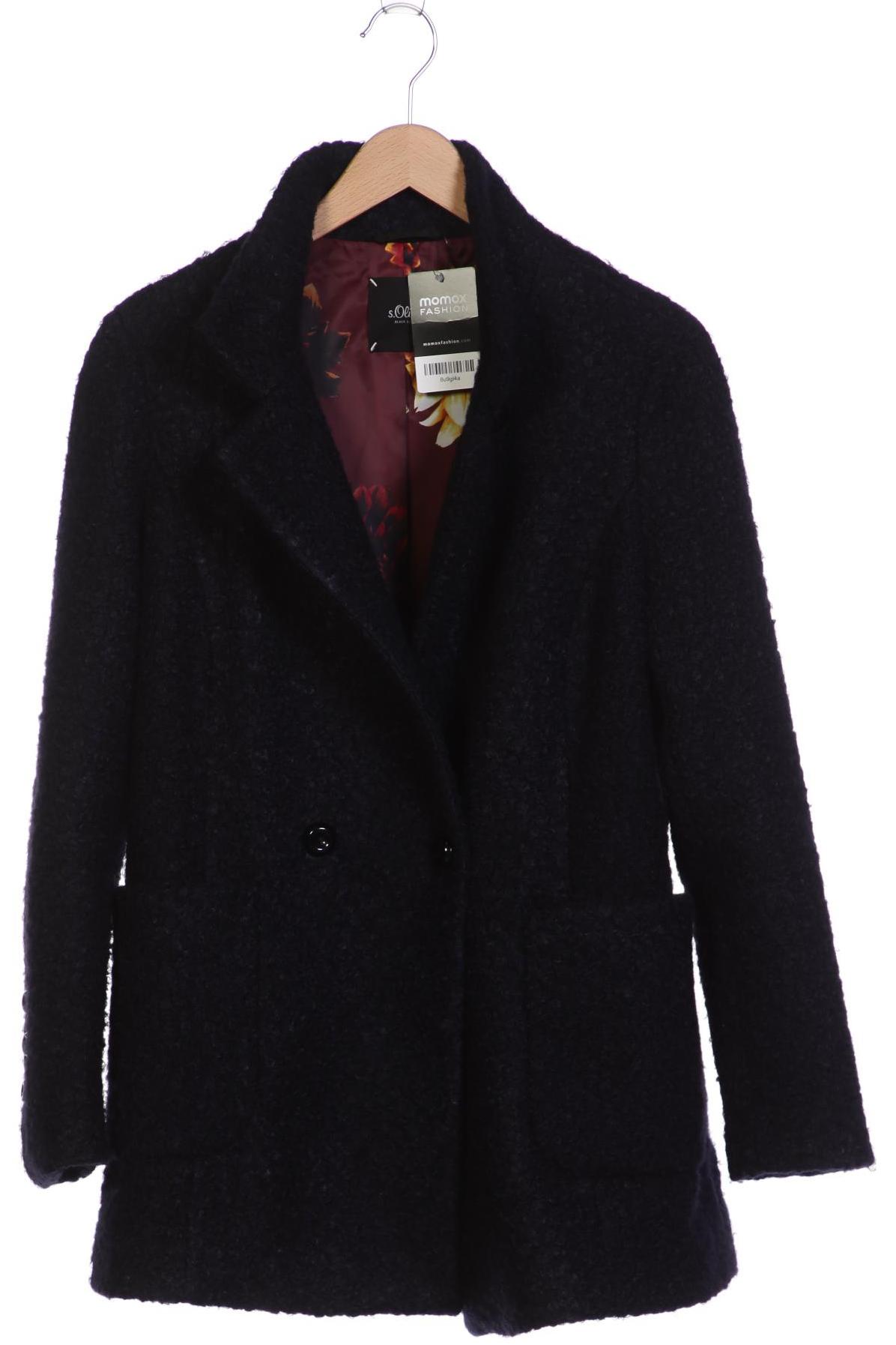 

s.Oliver Damen Mantel, marineblau