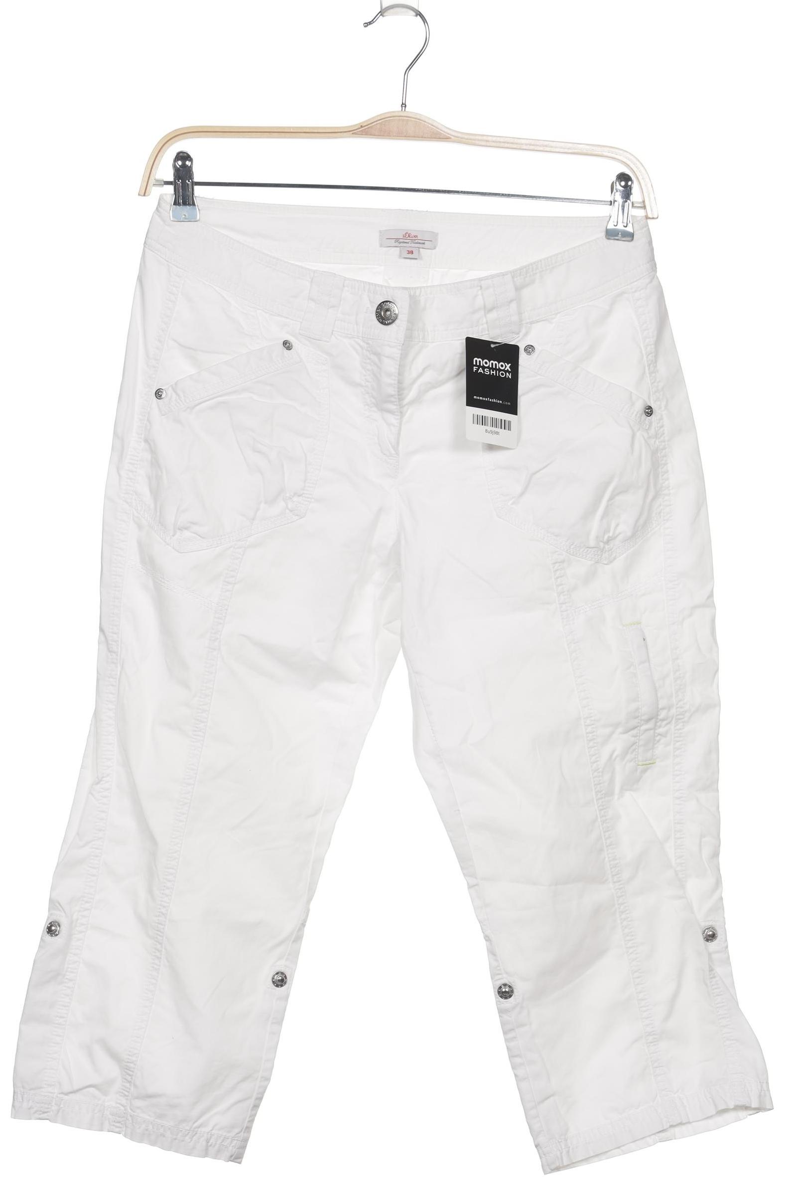 

s.Oliver Damen Shorts, weiß, Gr. 38