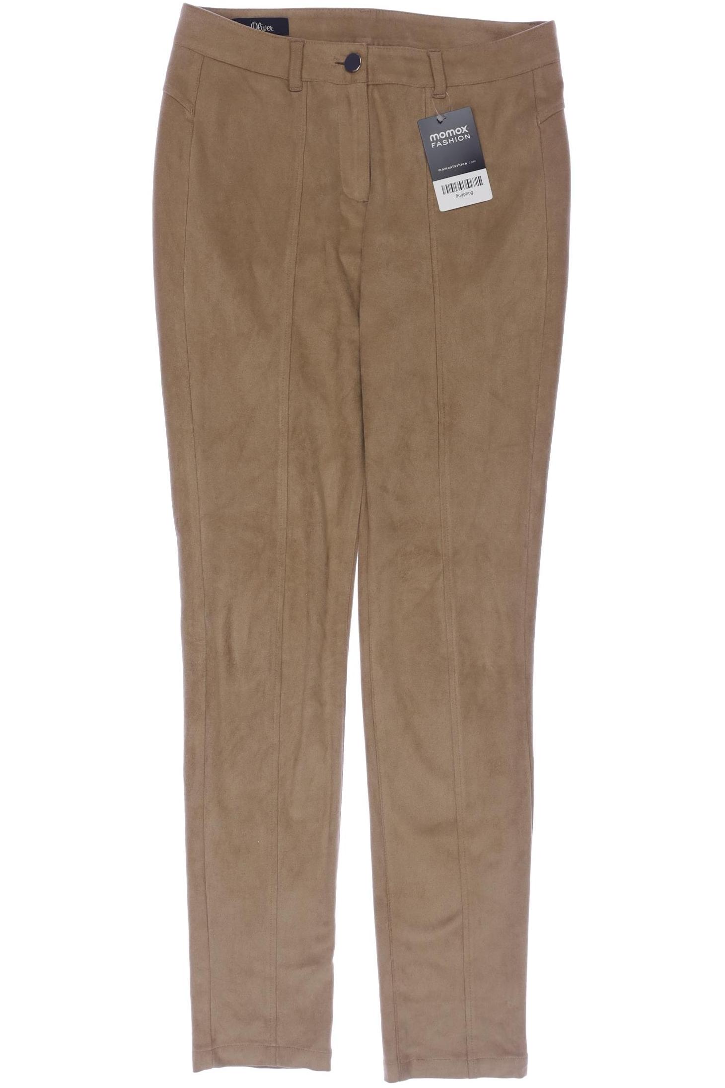 

s.Oliver Damen Stoffhose, beige, Gr. 34