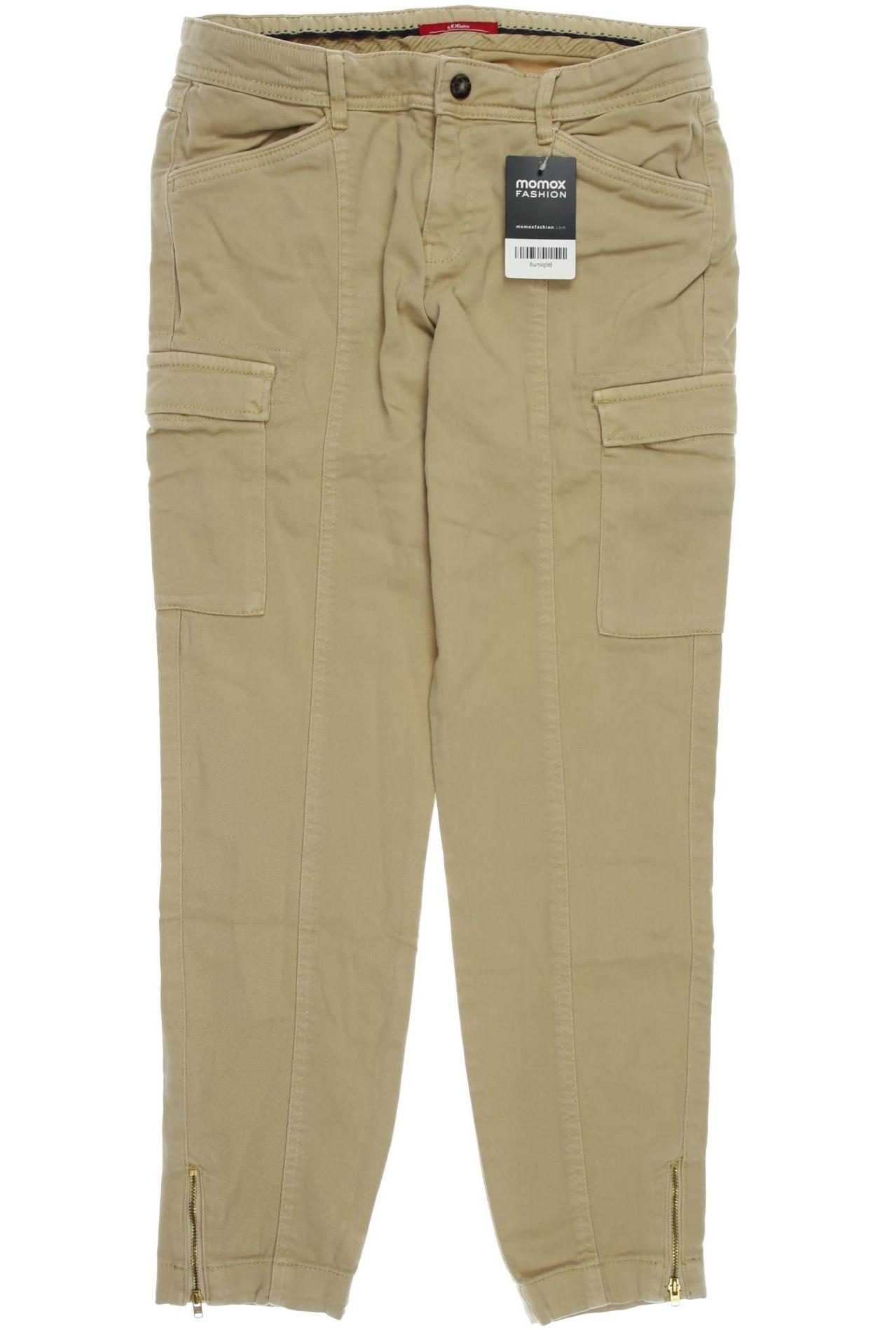 

s.Oliver Damen Stoffhose, beige, Gr. 38
