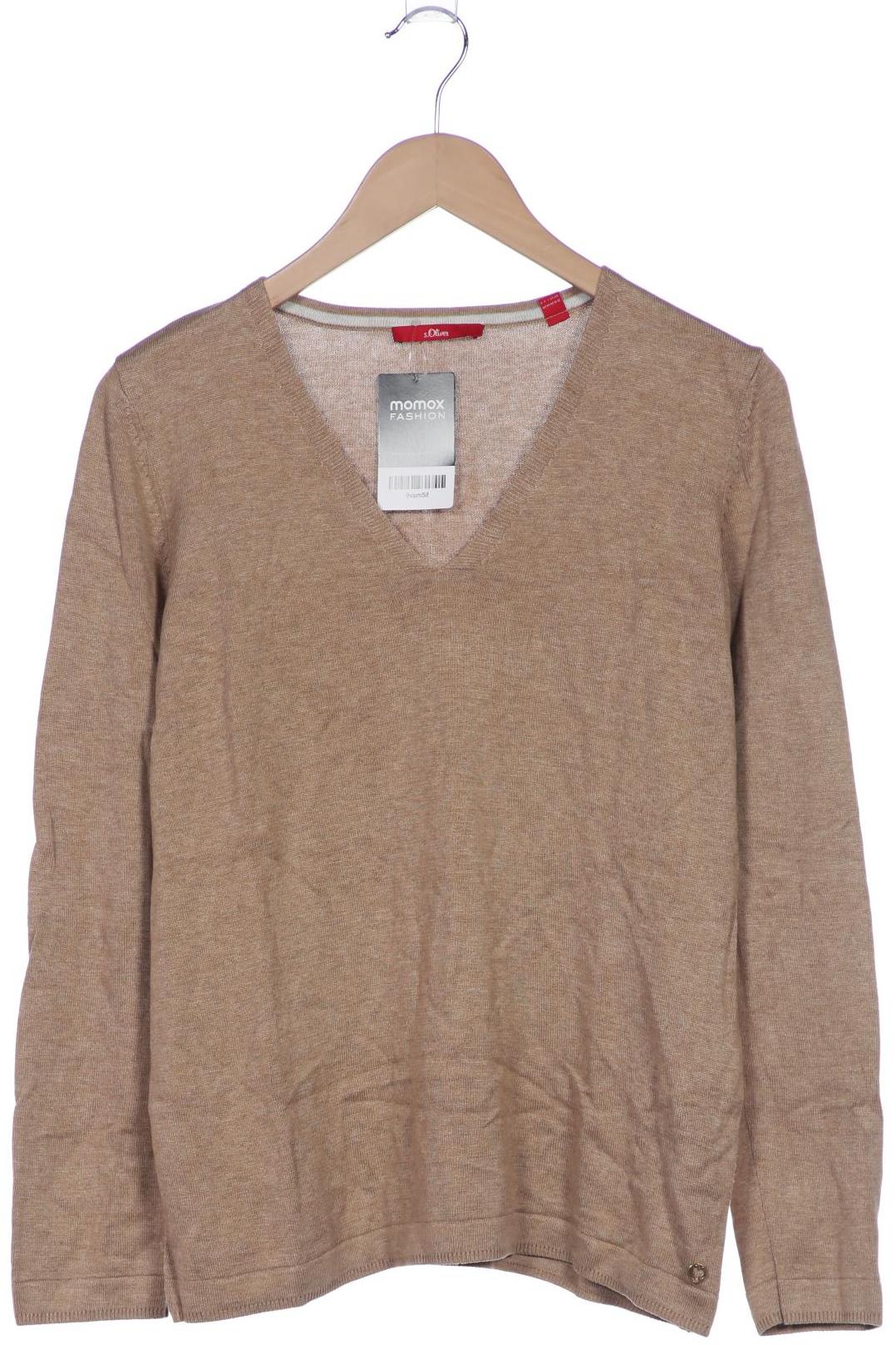 

s.Oliver Damen Pullover, beige, Gr. 42