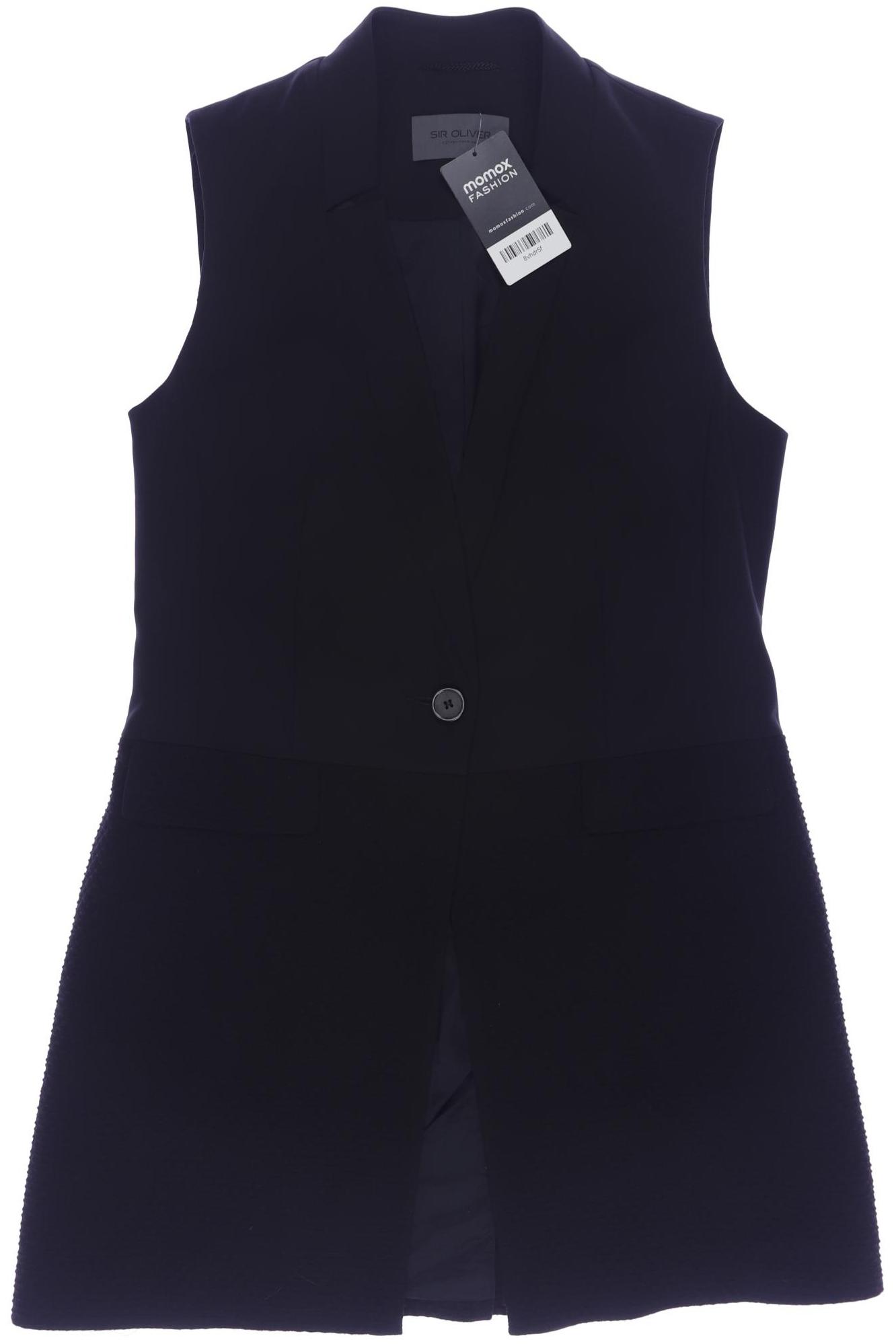 

s.Oliver Damen Weste, schwarz, Gr. 36