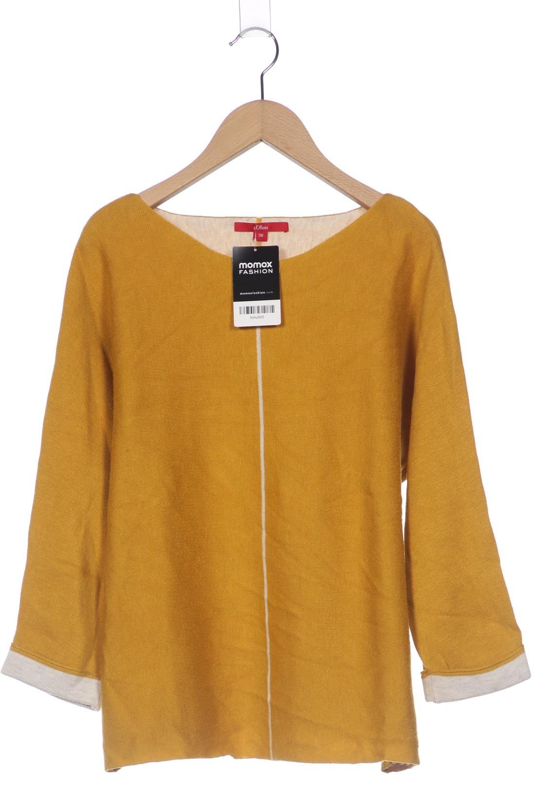 

s.Oliver Damen Pullover, gelb, Gr. 38