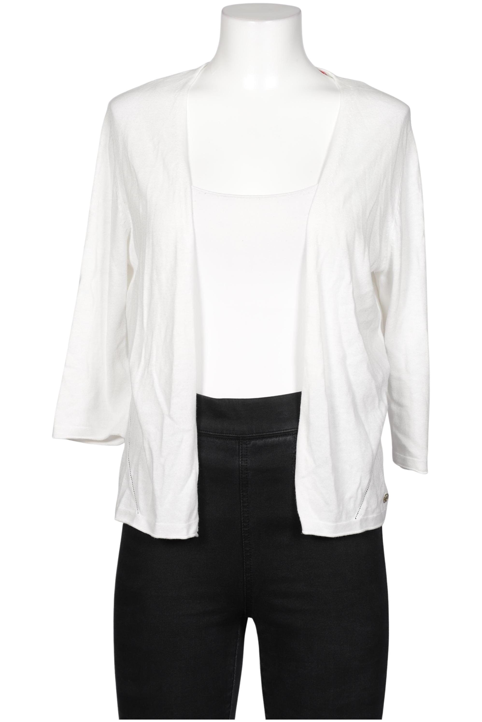 

s.Oliver Damen Strickjacke, weiß, Gr. 40