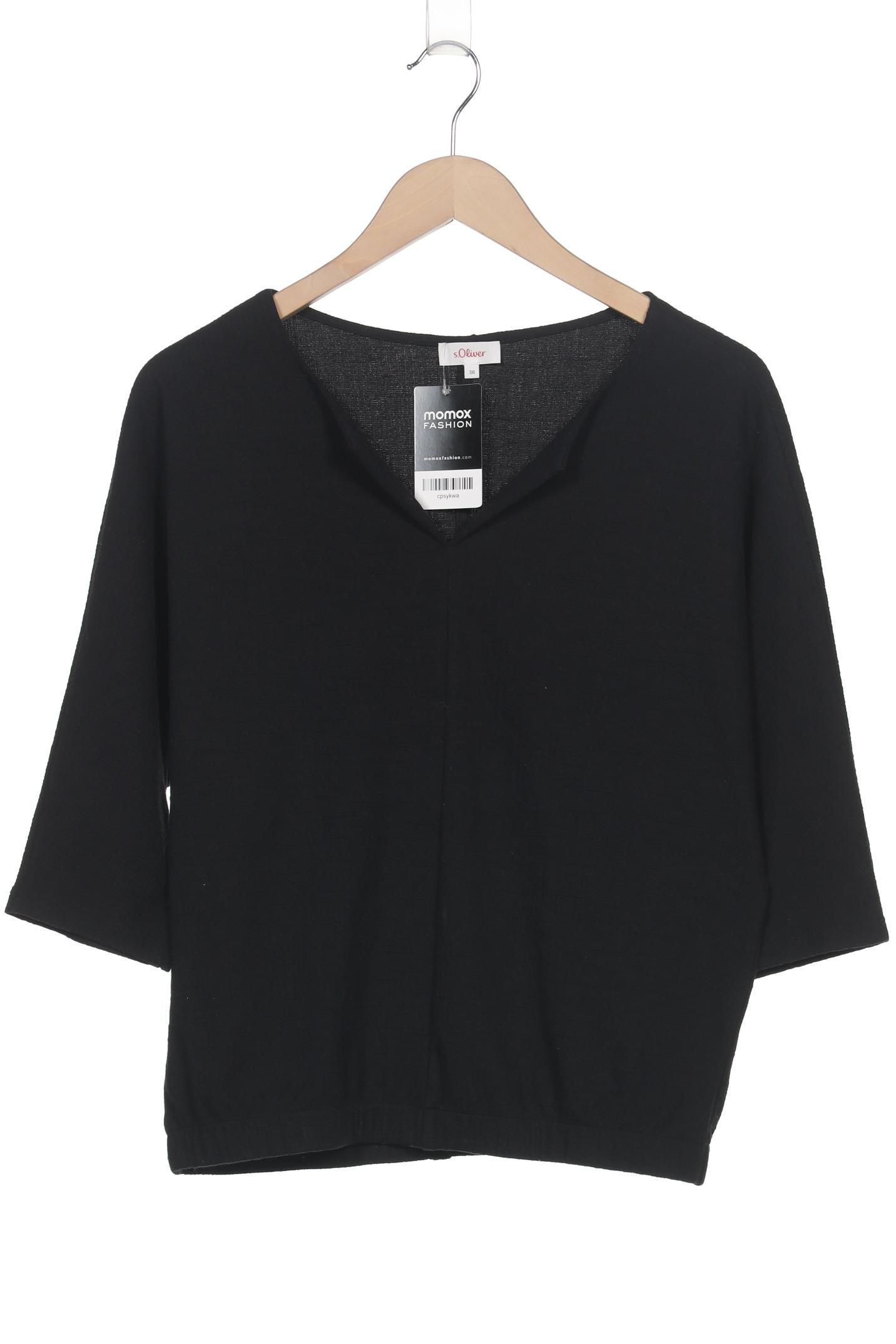 

s.Oliver Damen T-Shirt, schwarz, Gr. 36