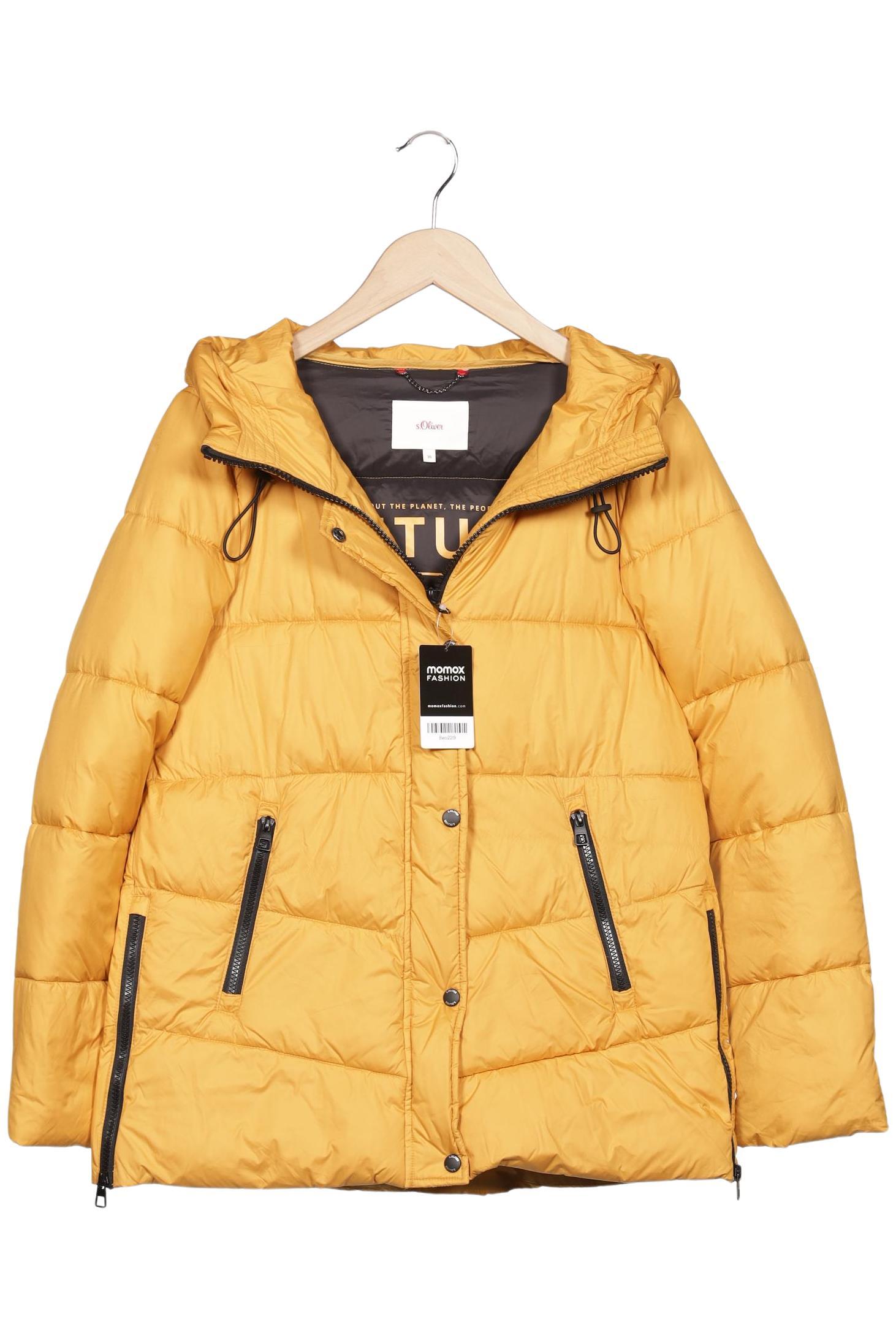 

s.Oliver Damen Mantel, gelb, Gr. 36