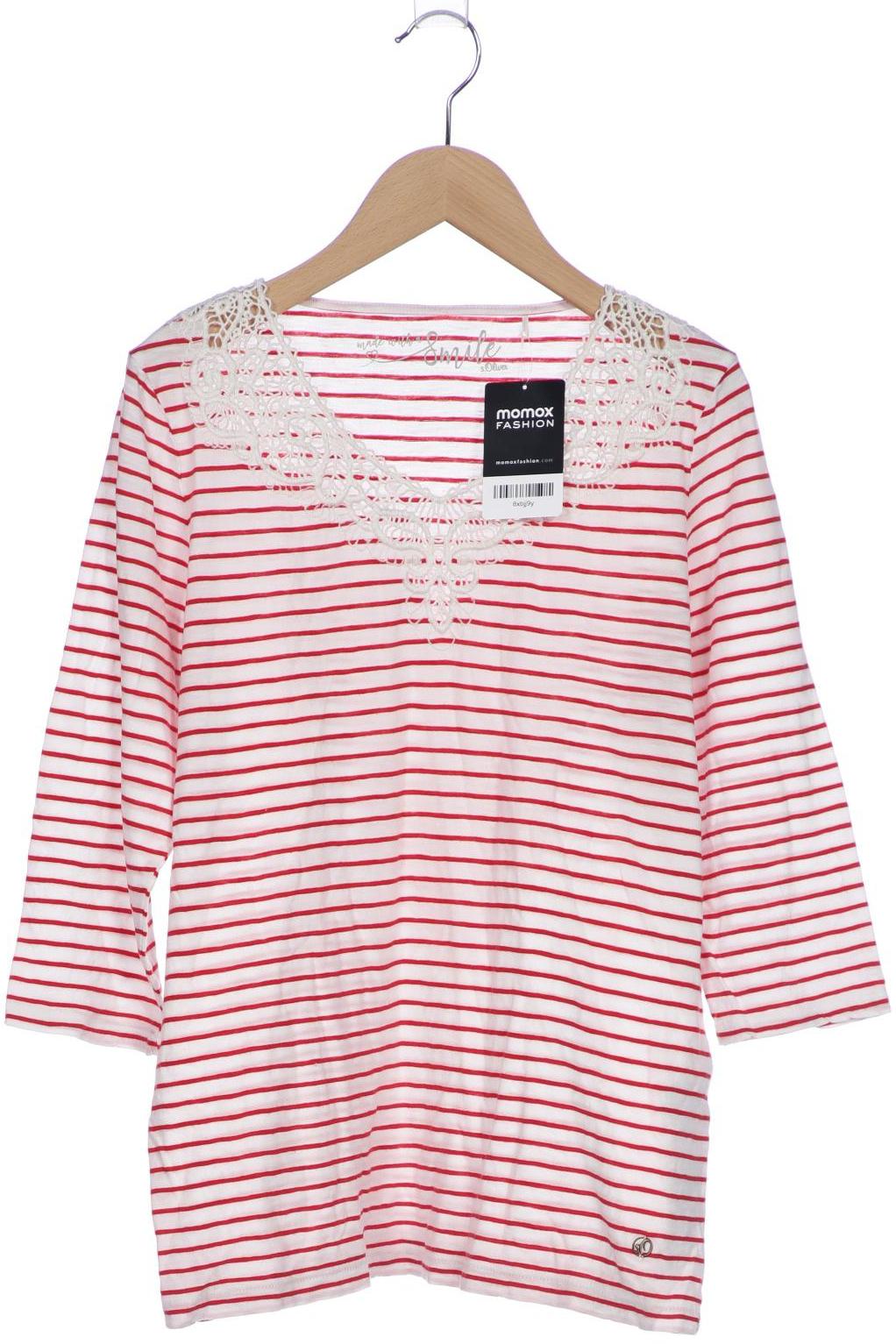 

s.Oliver Damen Langarmshirt, weiß, Gr. 36