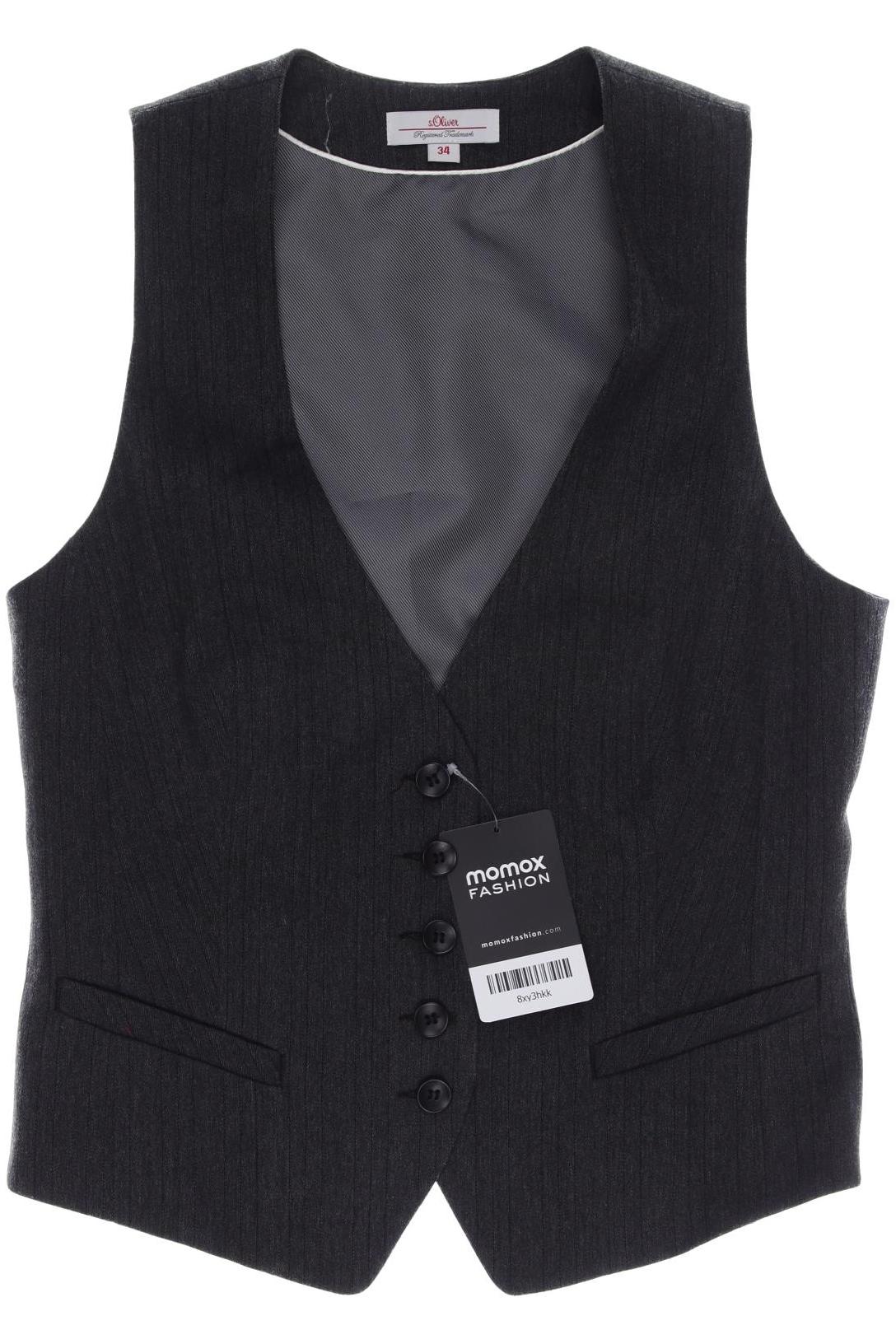 

s.Oliver Damen Weste, grau, Gr. 34