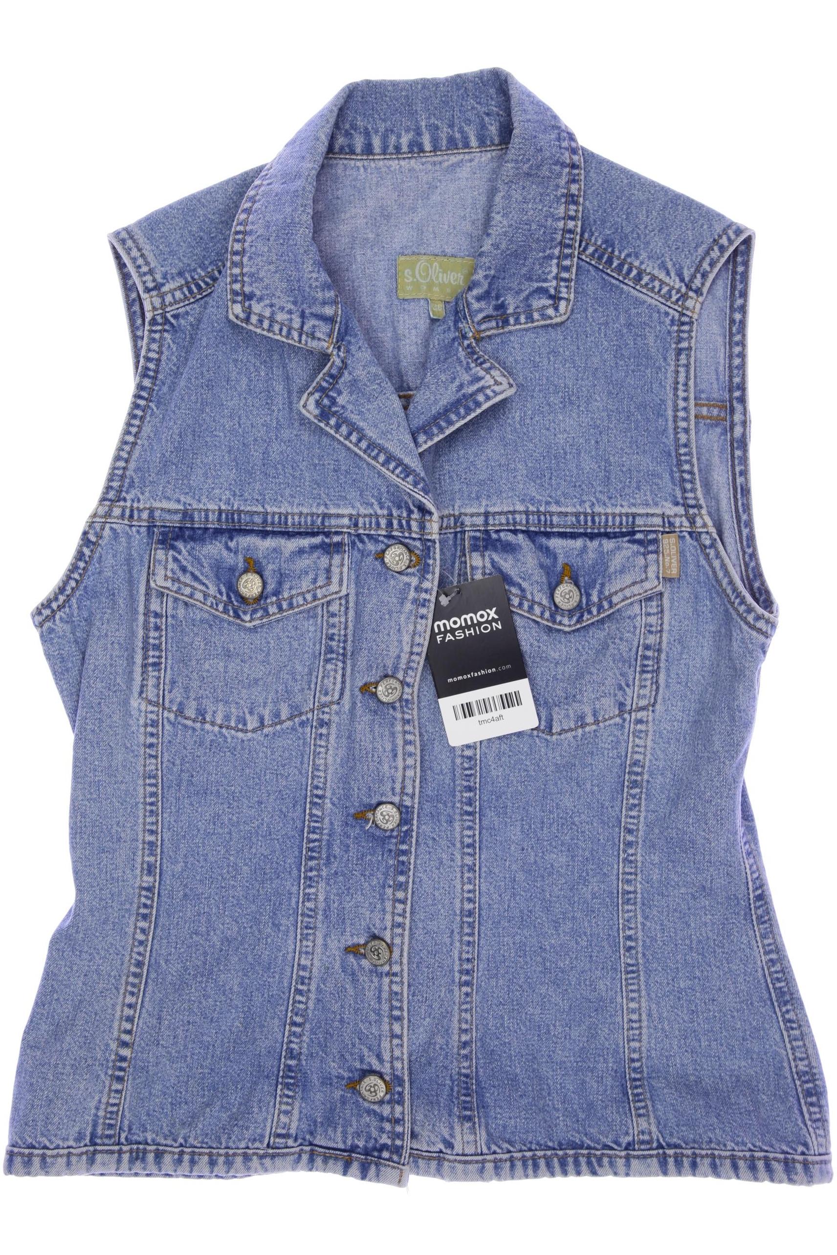 

s.Oliver Damen Weste, blau, Gr. 36