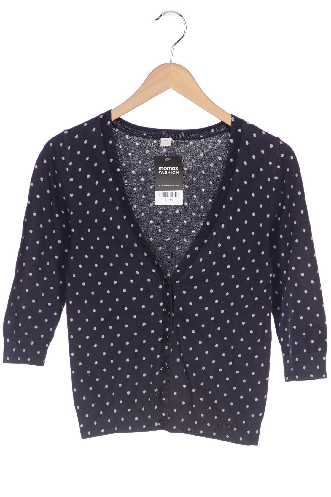 

s.Oliver Damen Strickjacke, marineblau, Gr. 34
