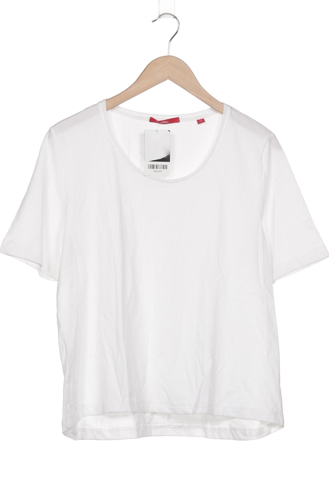 

s.Oliver Damen T-Shirt, weiß, Gr. 46
