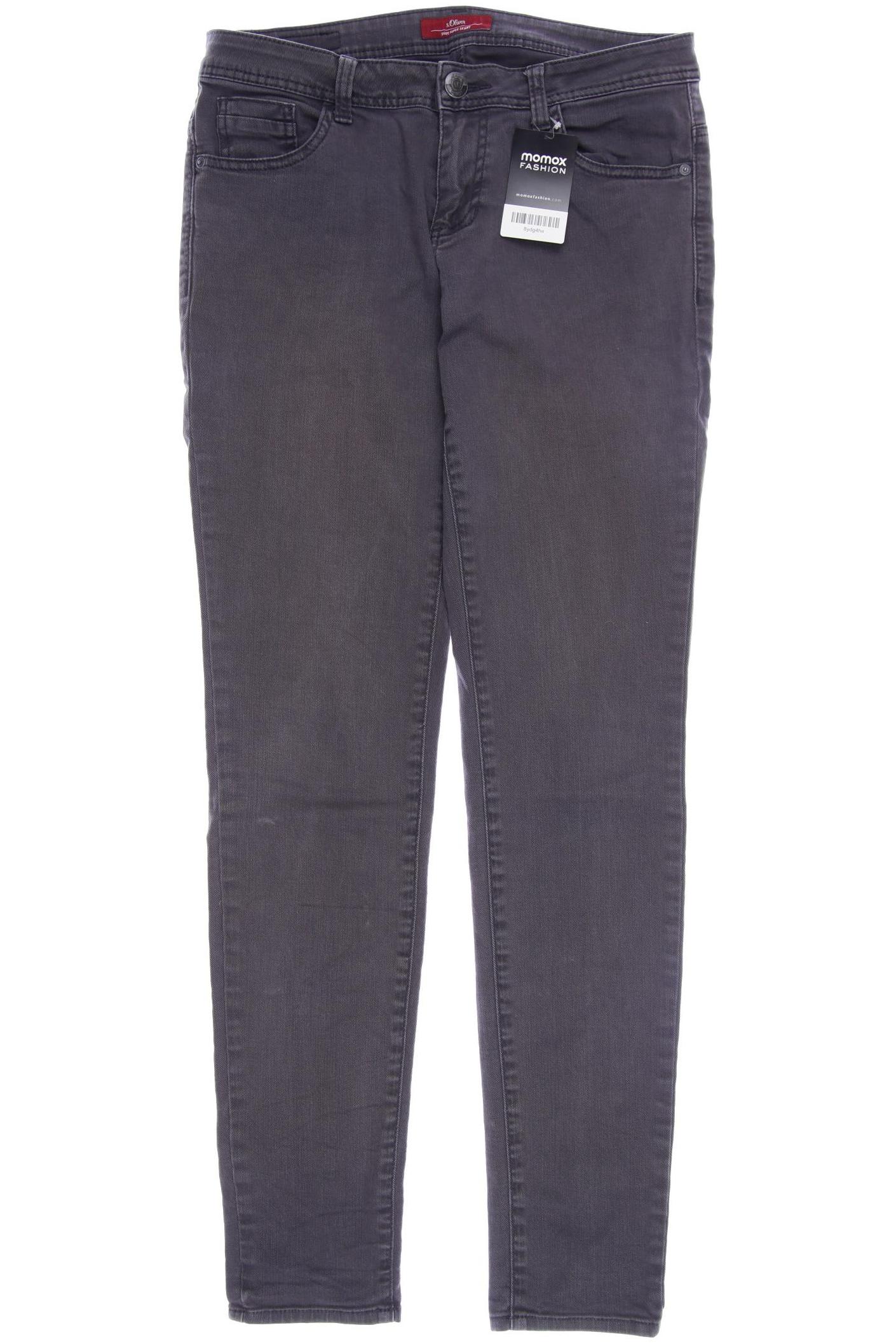 

s.Oliver Damen Jeans, grau