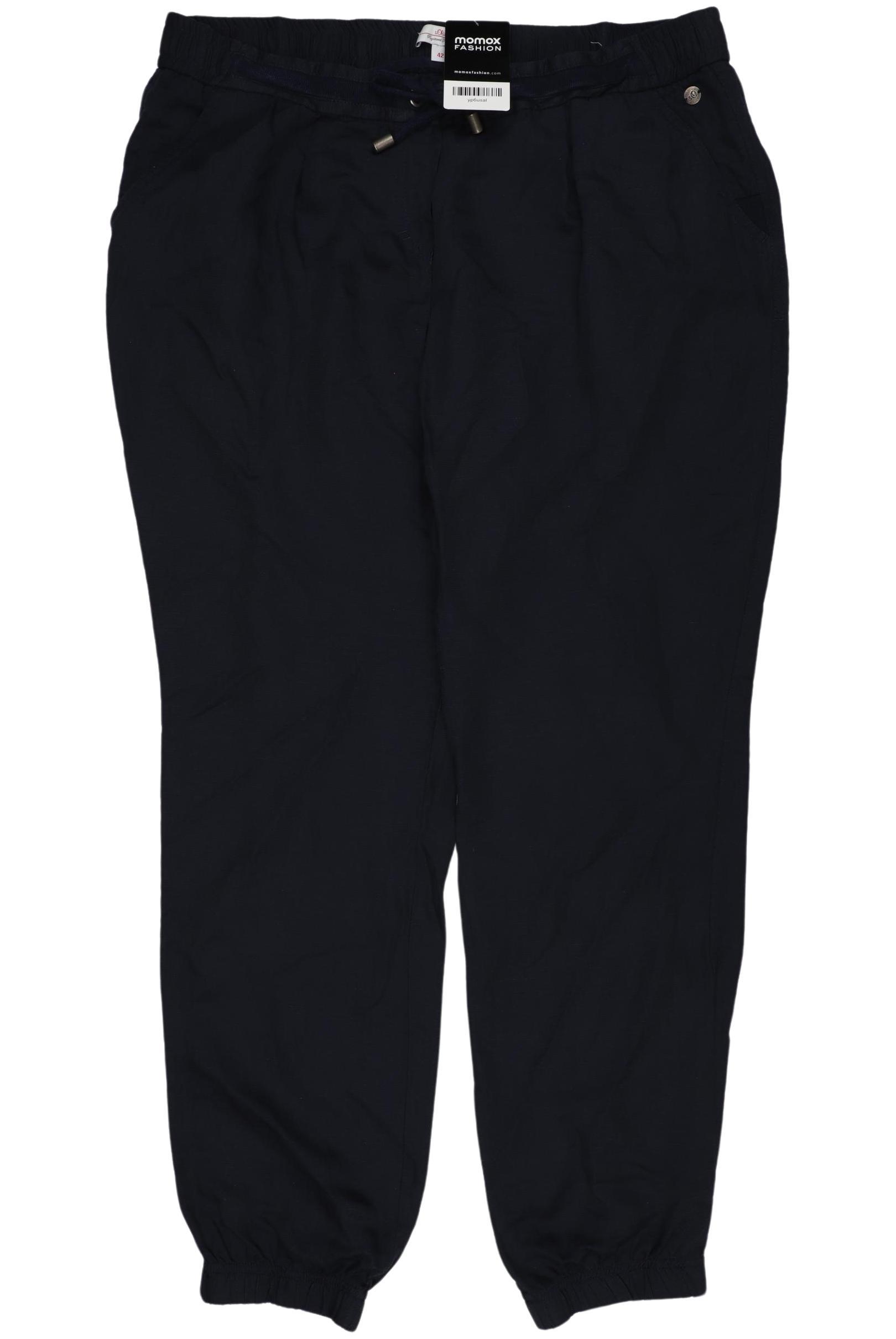 

s.Oliver Damen Stoffhose, marineblau, Gr. 42