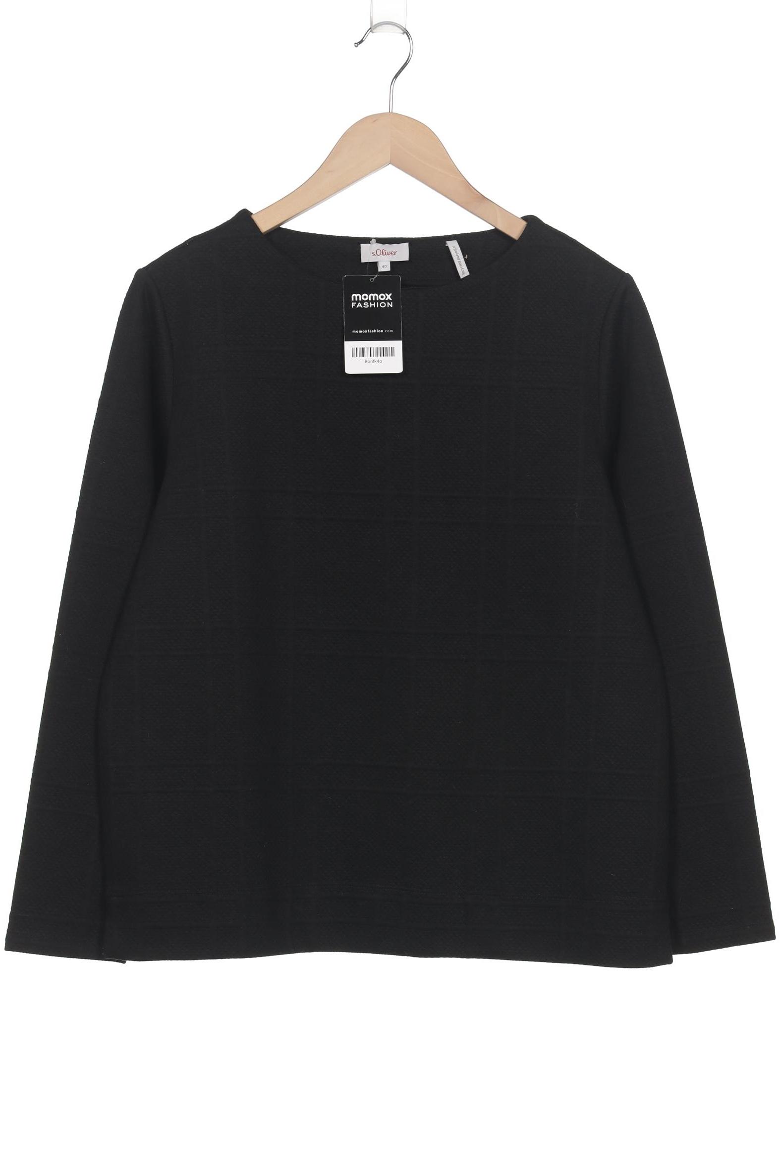 

s.Oliver Damen Sweatshirt, schwarz, Gr. 40