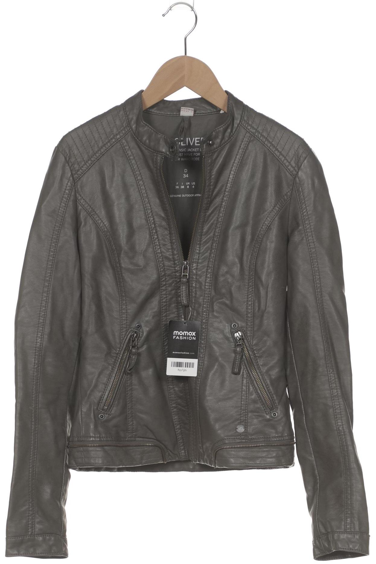 

s.Oliver Damen Jacke, grau, Gr. 34