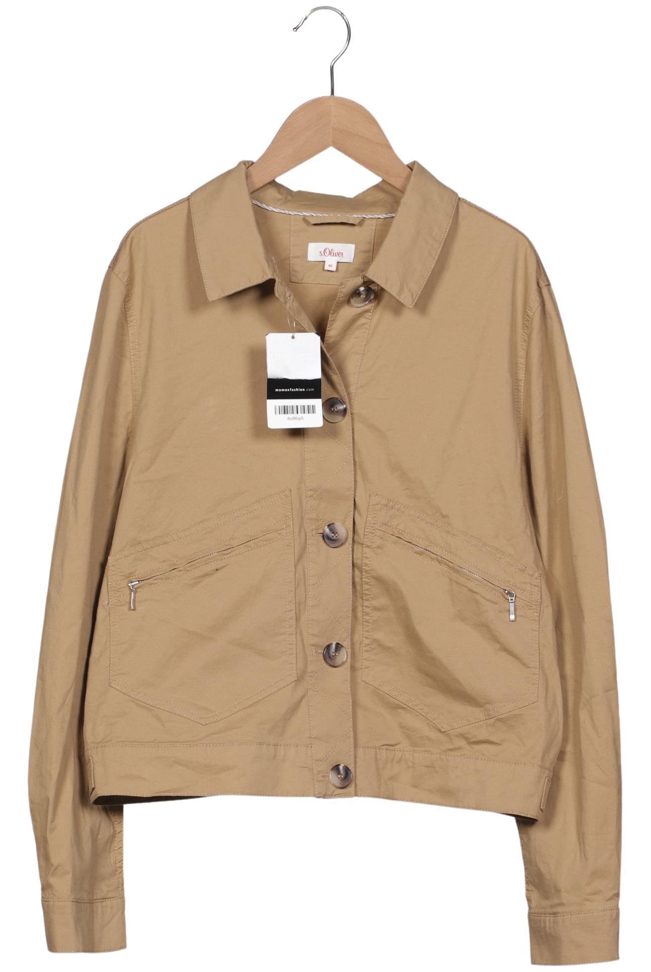 

s.Oliver Damen Jacke, beige, Gr. 40