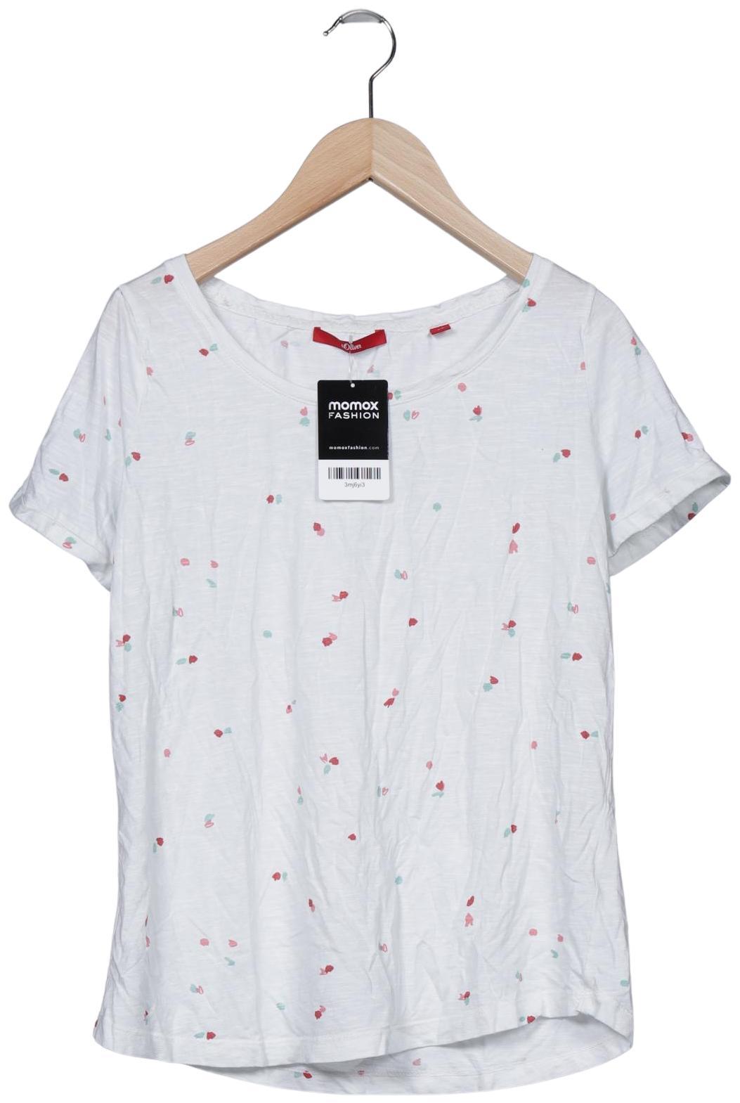 

s.Oliver Damen T-Shirt, weiß, Gr. 38