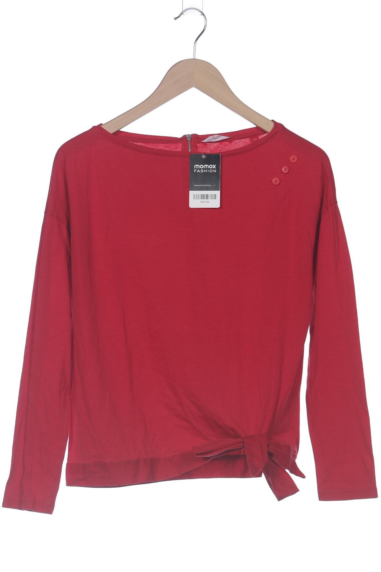 

s.Oliver Damen Langarmshirt, rot, Gr. 38