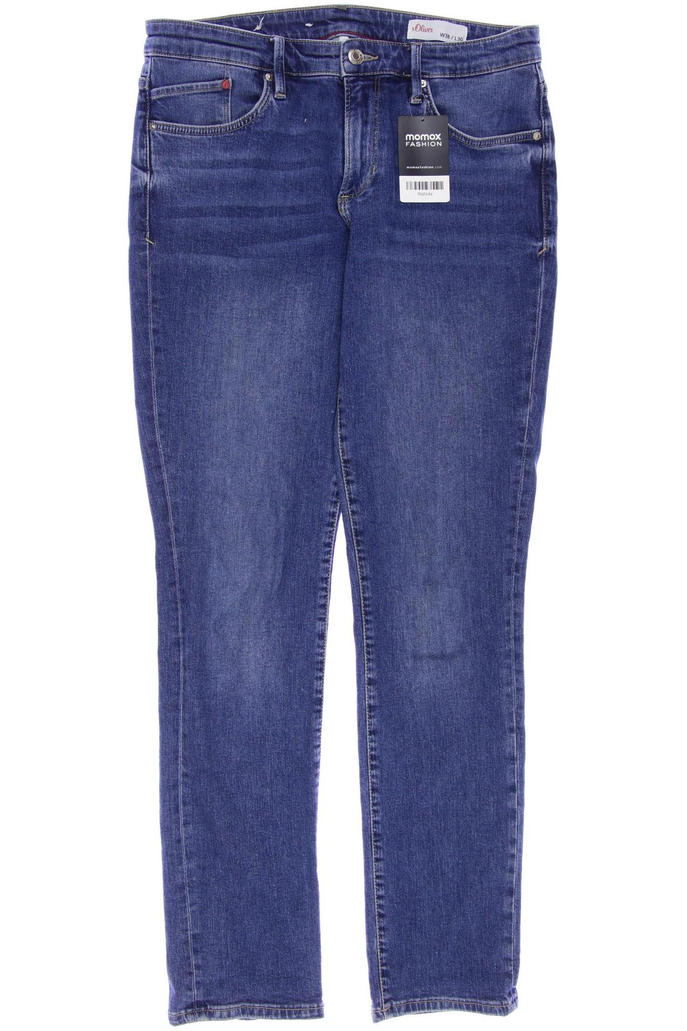 

s.Oliver Damen Jeans, blau