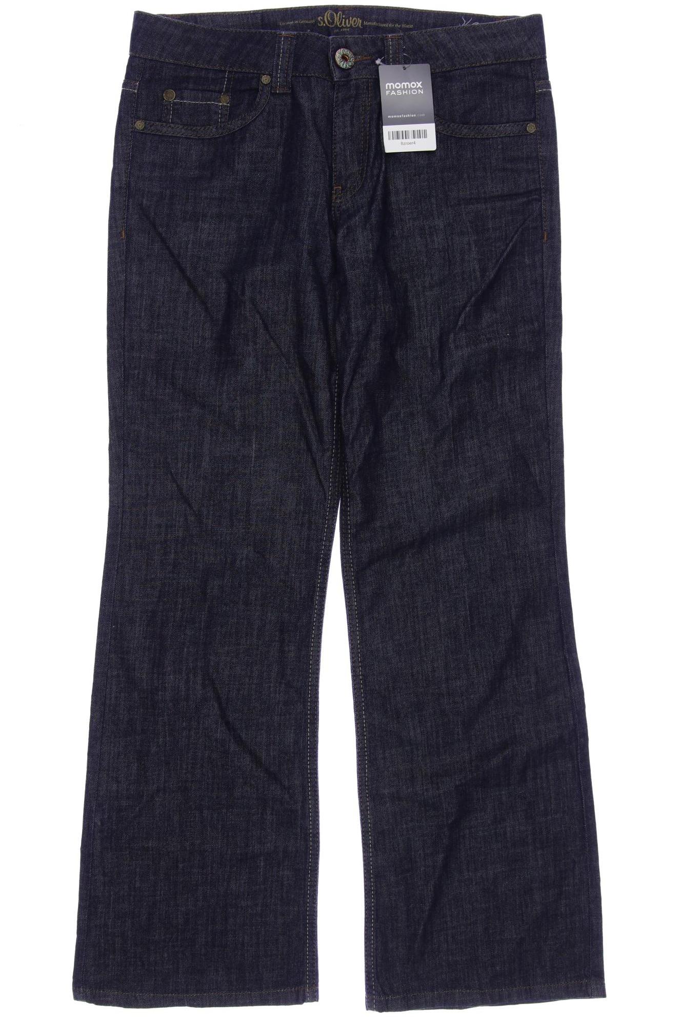 

s.Oliver Damen Jeans, marineblau