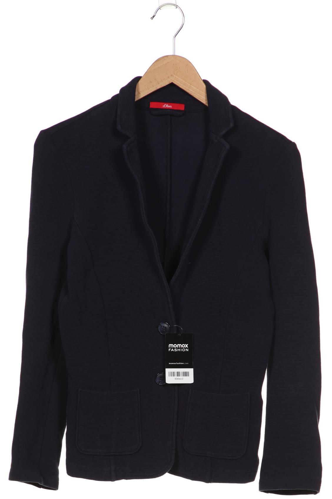 

s.Oliver Damen Blazer, marineblau
