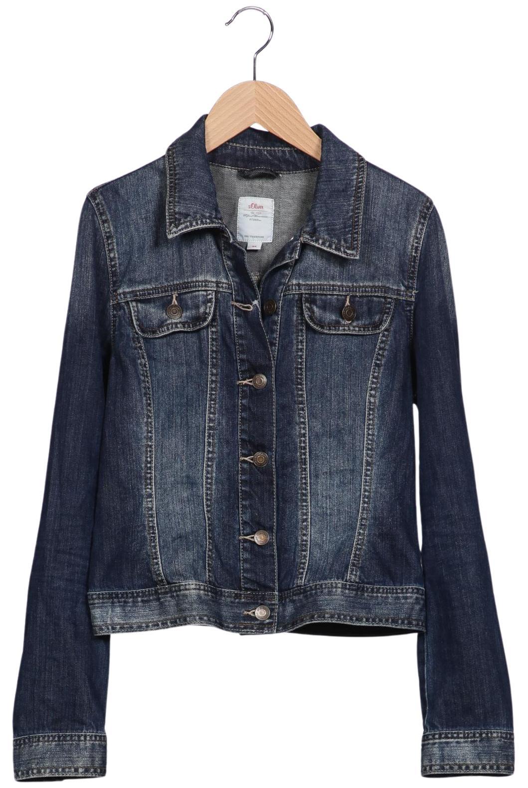 

s.Oliver Damen Jacke, blau, Gr. 36