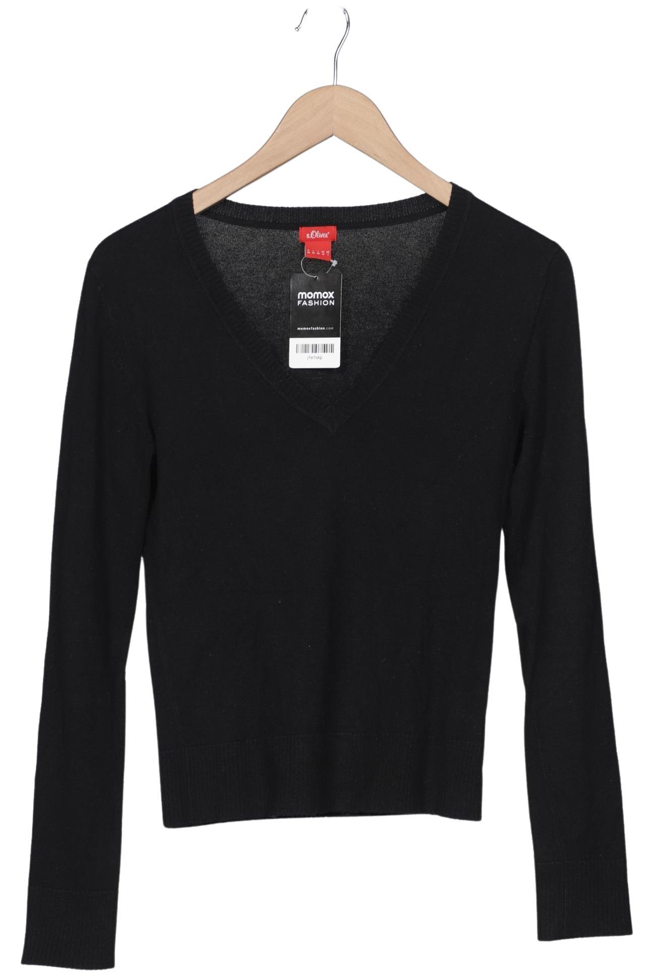 

s.Oliver Damen Pullover, schwarz, Gr. 36
