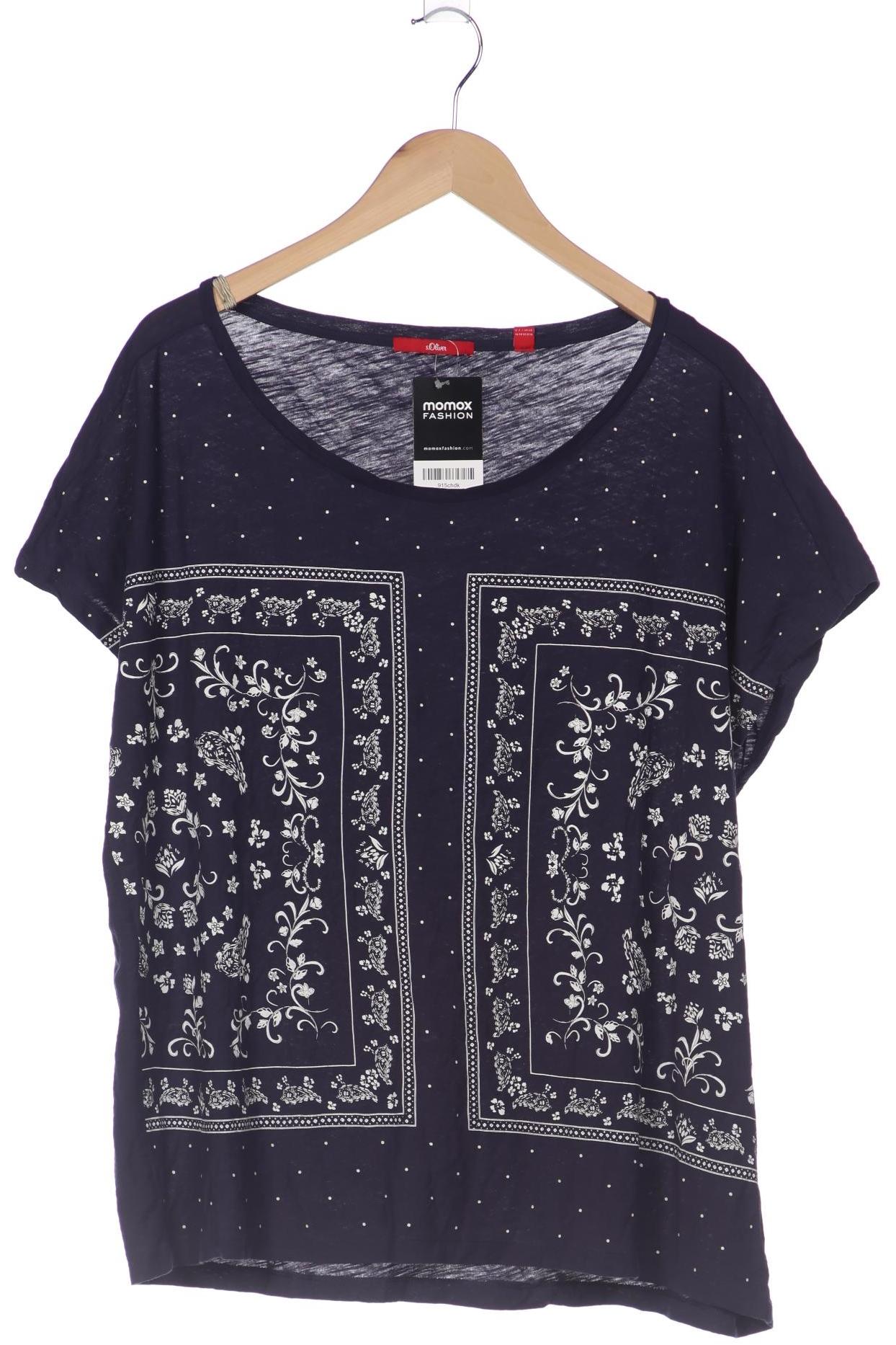 

s.Oliver Damen T-Shirt, marineblau, Gr. uni