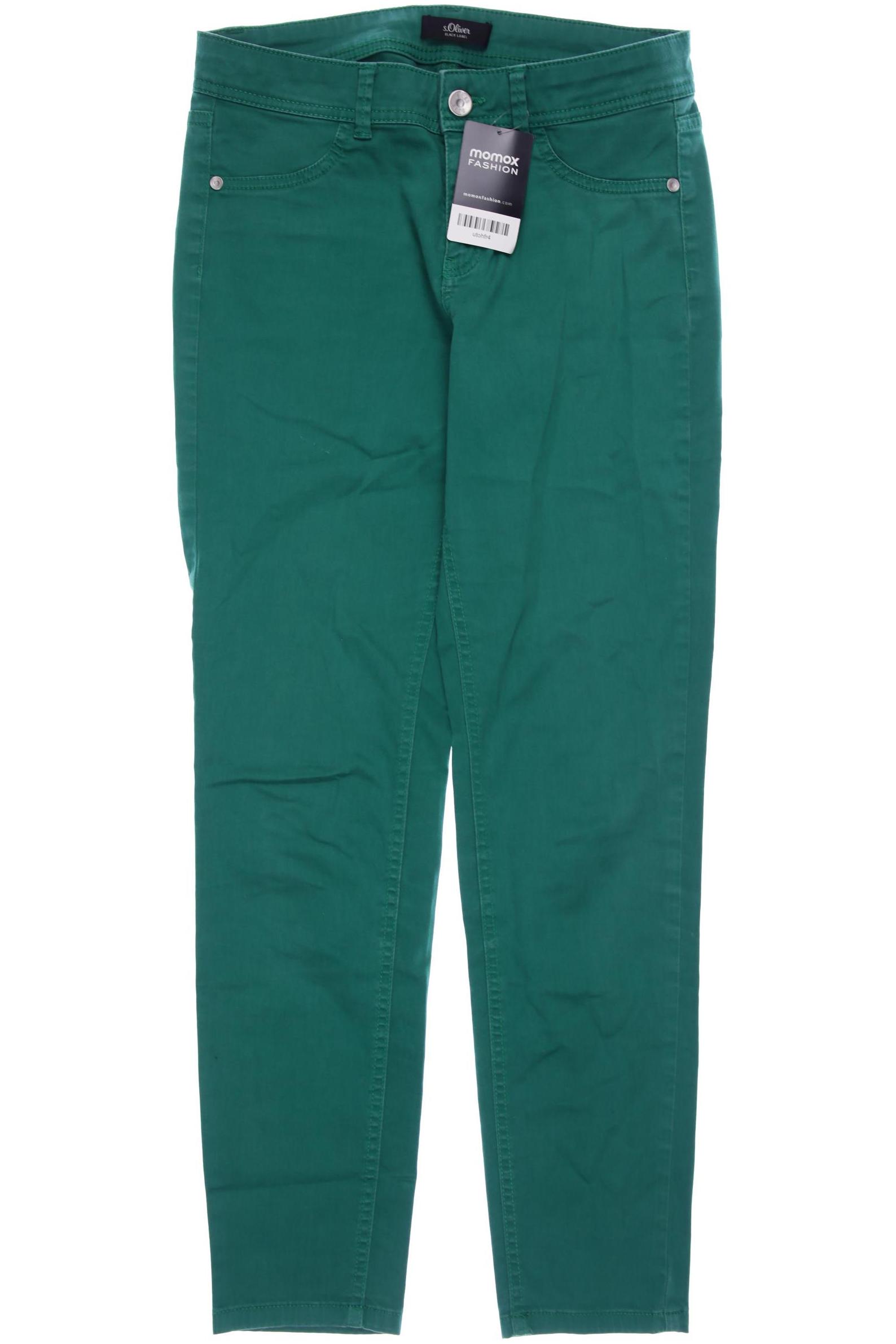 

s.Oliver Damen Stoffhose, grün, Gr. 34