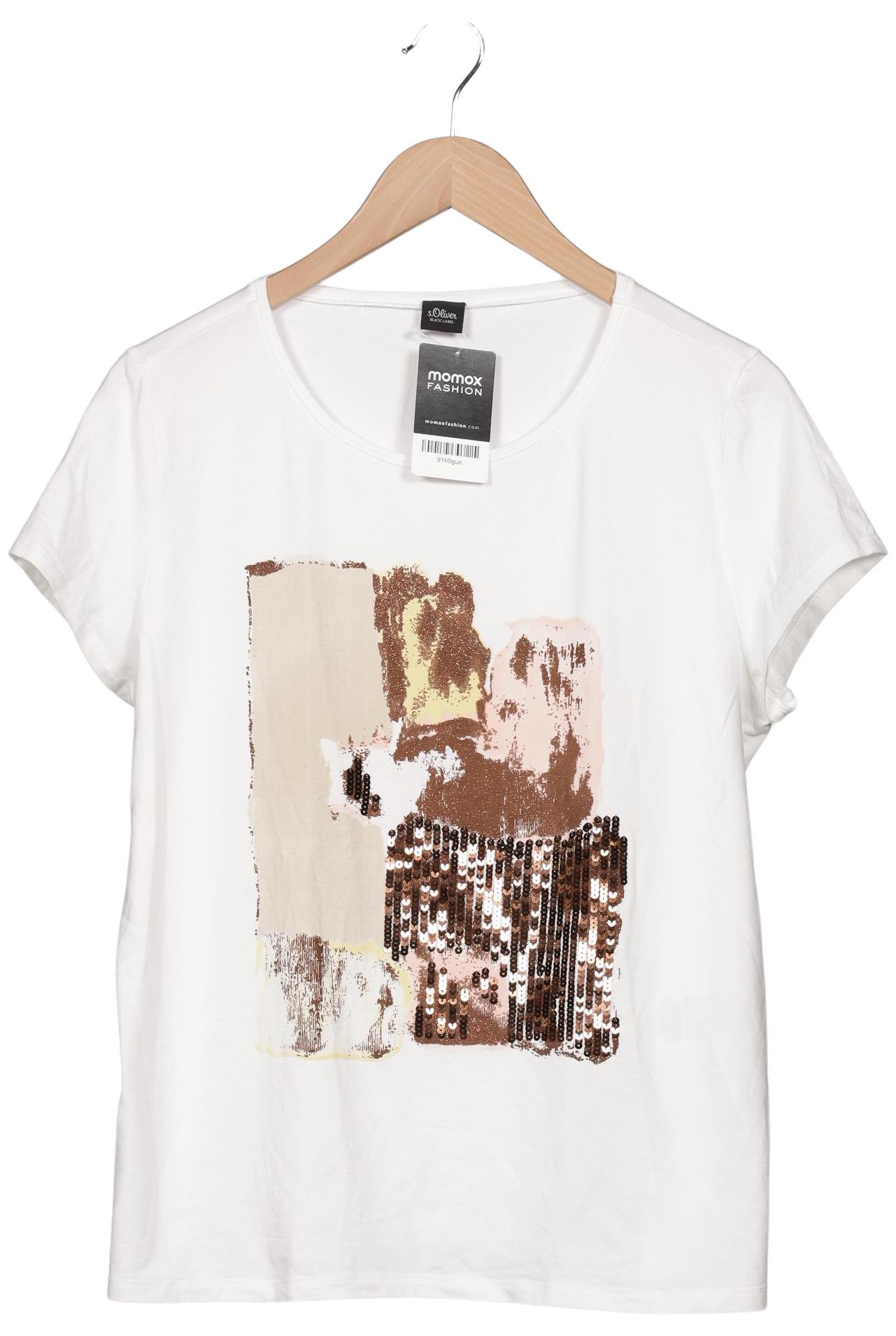 

s.Oliver Damen T-Shirt, weiß, Gr. 44