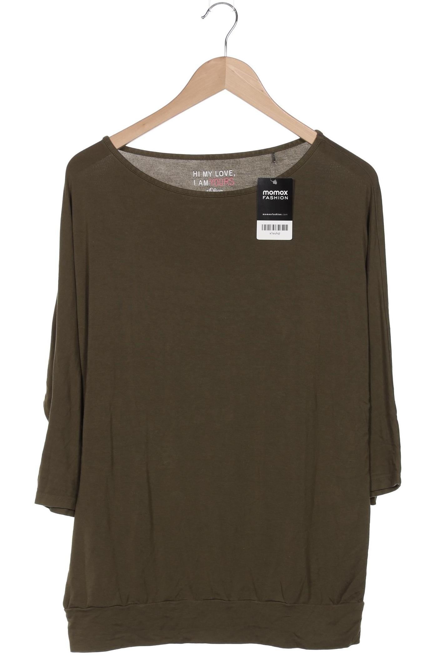 

s.Oliver Damen Langarmshirt, grün, Gr. 44
