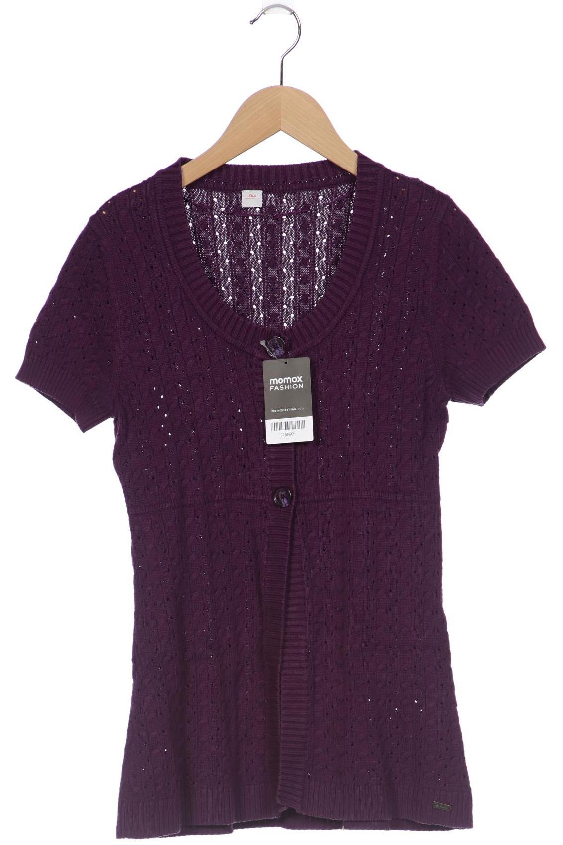 

s.Oliver Damen Strickjacke, flieder, Gr. 38