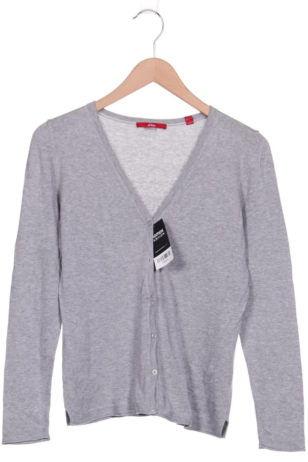 

s.Oliver Damen Strickjacke, grau, Gr. 38