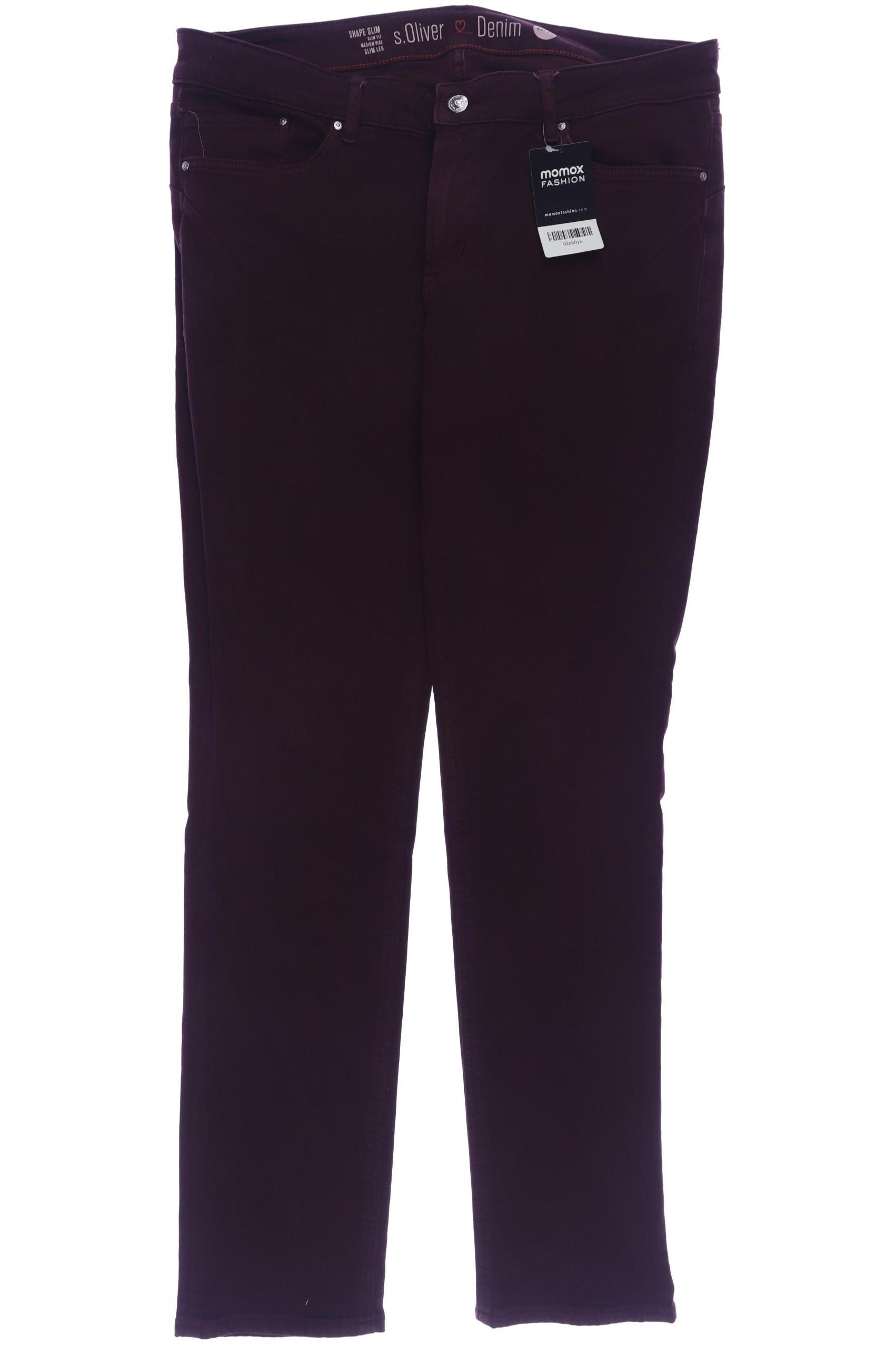 

s.Oliver Damen Jeans, bordeaux, Gr. 42