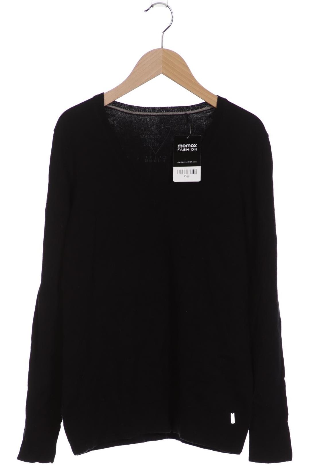

s.Oliver Damen Pullover, schwarz, Gr. 38