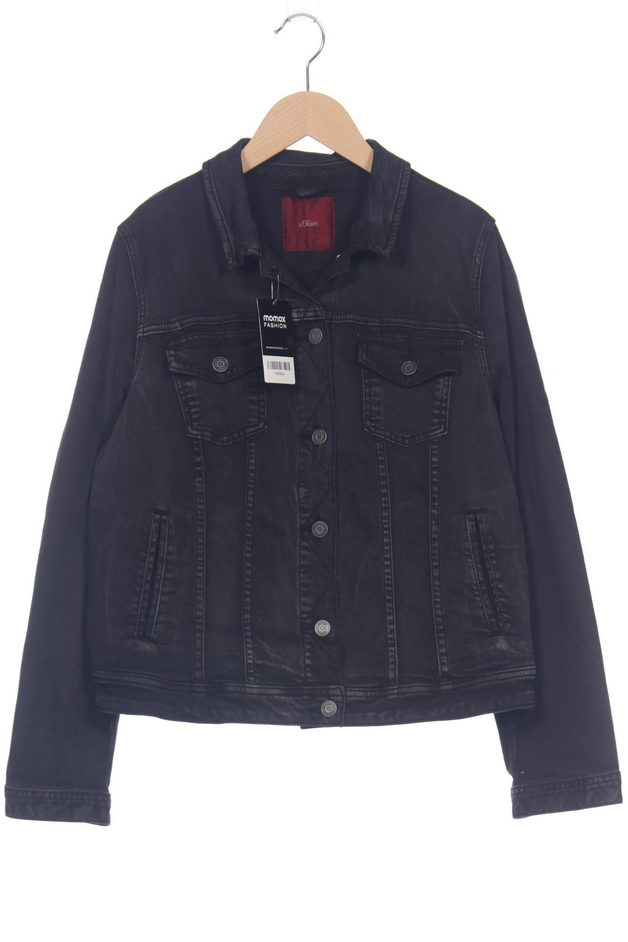 

s.Oliver Damen Jacke, schwarz, Gr. 42