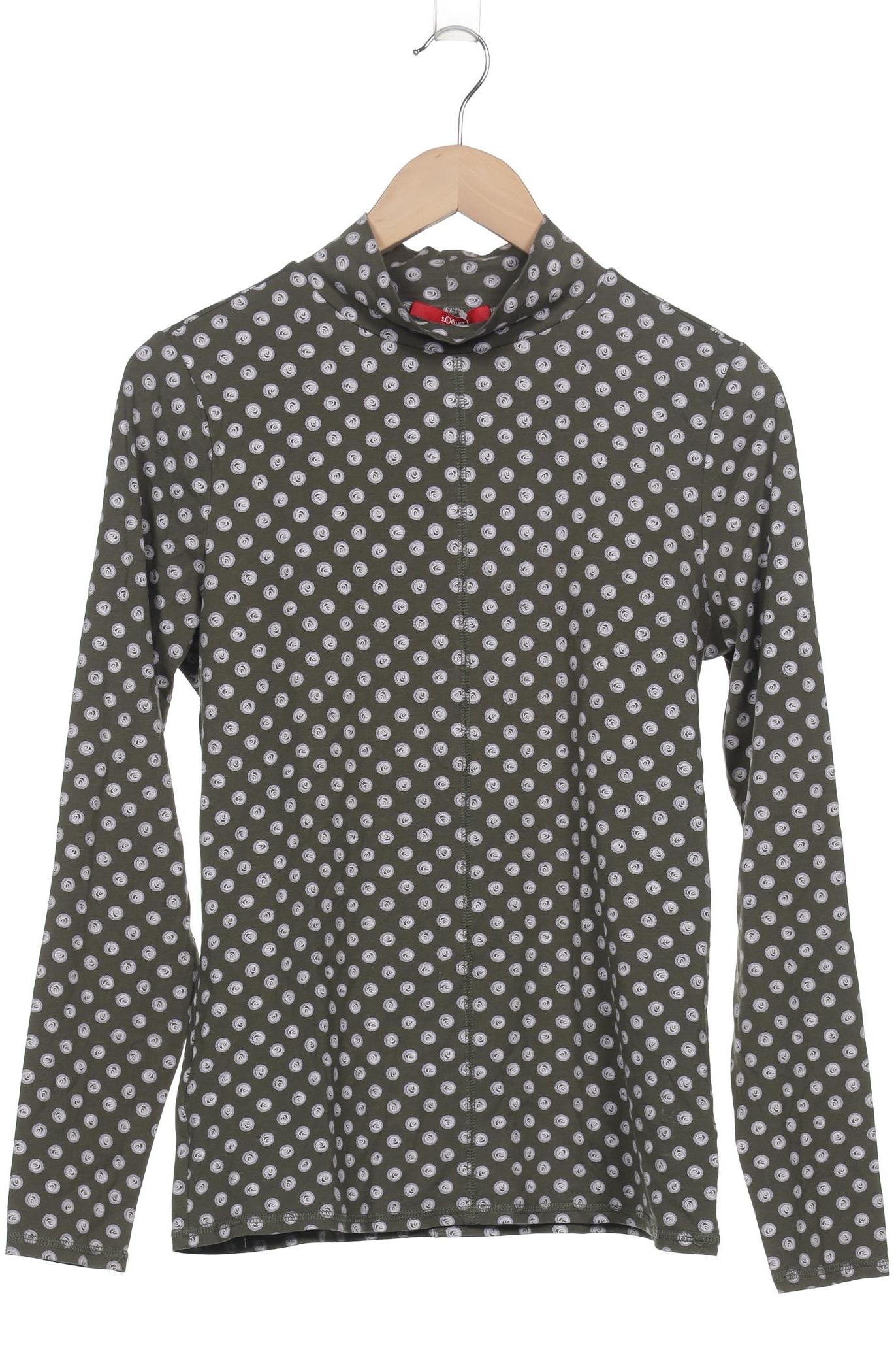 

s.Oliver Damen Langarmshirt, grün, Gr. 40